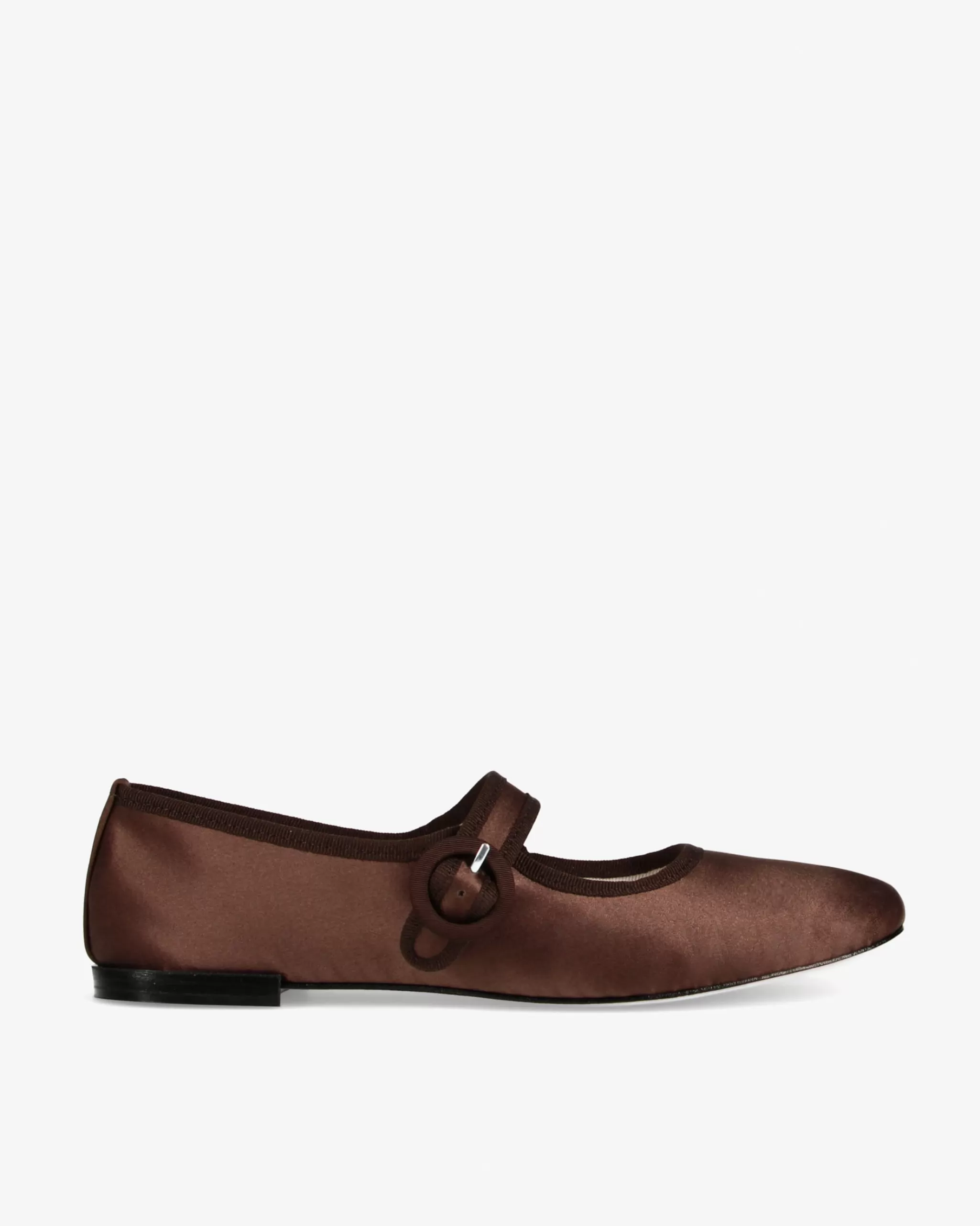 Cheap Repetto Babies à Bout Carré Georgia - Satin Marron moka