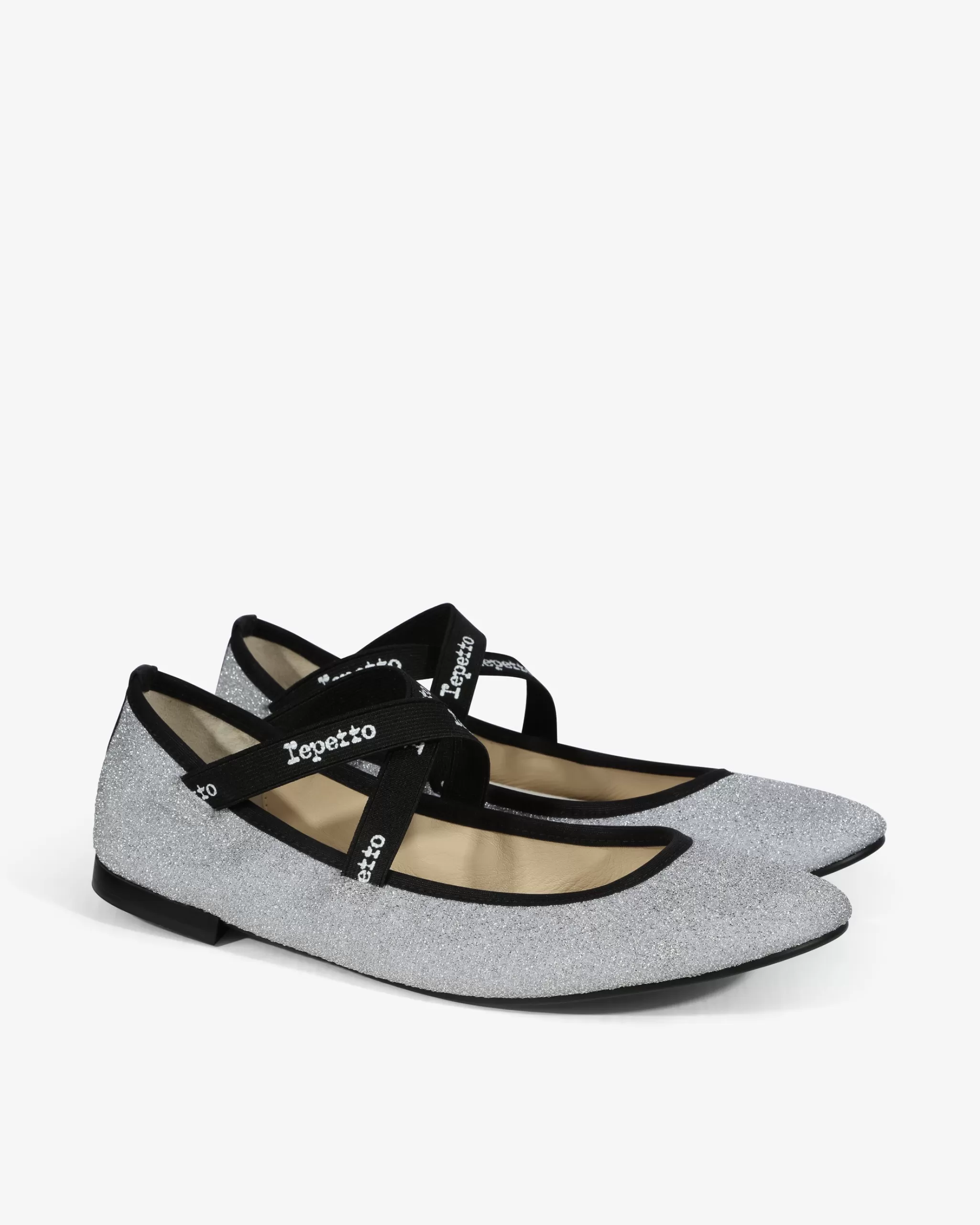 Shop Repetto Babies Joana - Brillant Argent