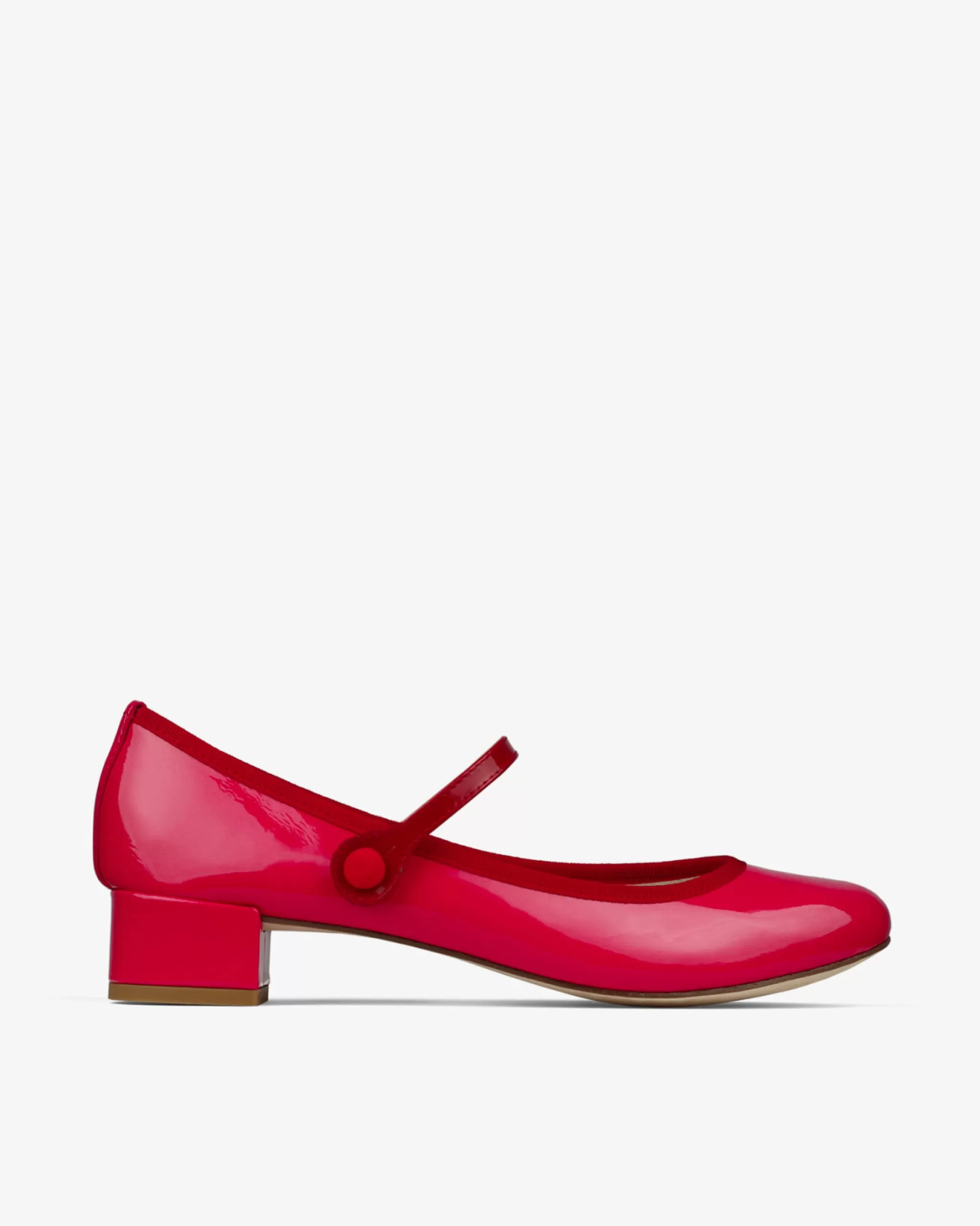 Fashion Repetto Babies Rose Rose Raspberry et Rouge flamme