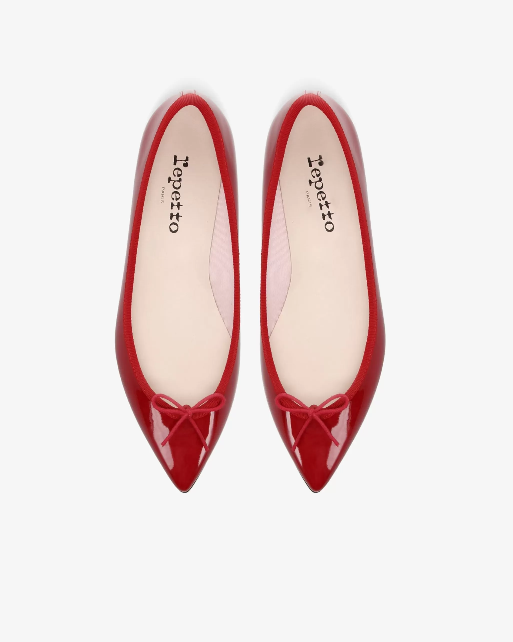 Cheap Repetto Ballerines à Bout Pointu Brigitte Rouge flamme