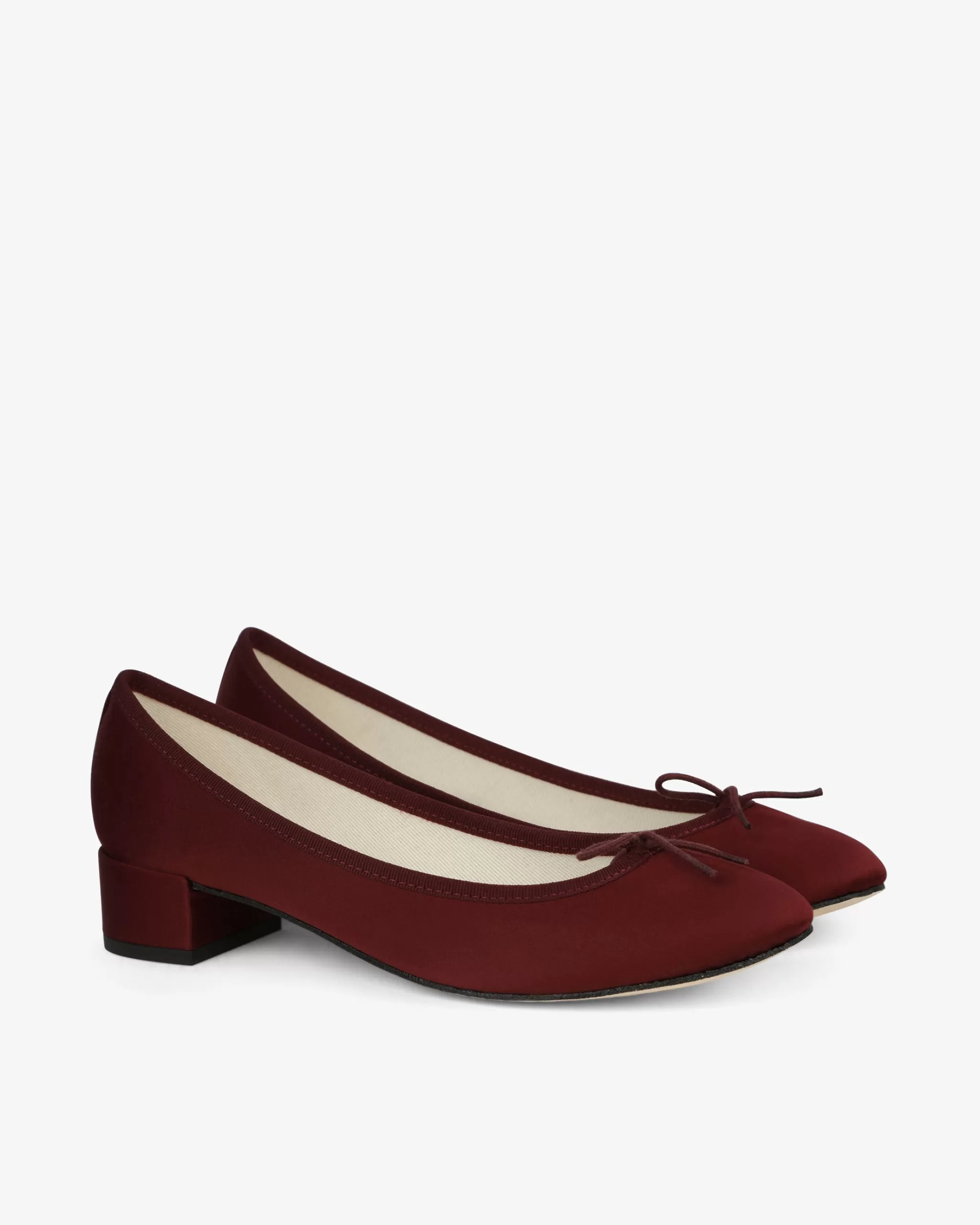 Cheap Repetto Ballerines Camille - Satin Rouge Pommard