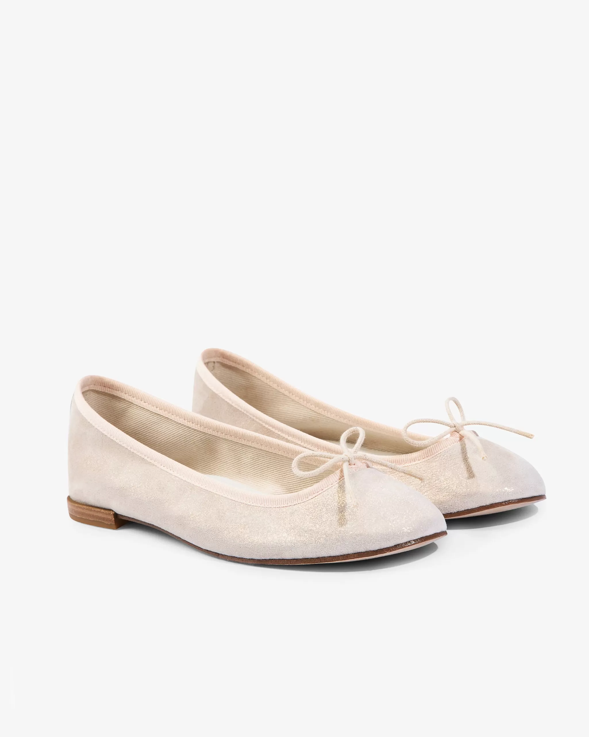 Discount Repetto Ballerines Cendrillon Chèvre Velours Blanc esprit