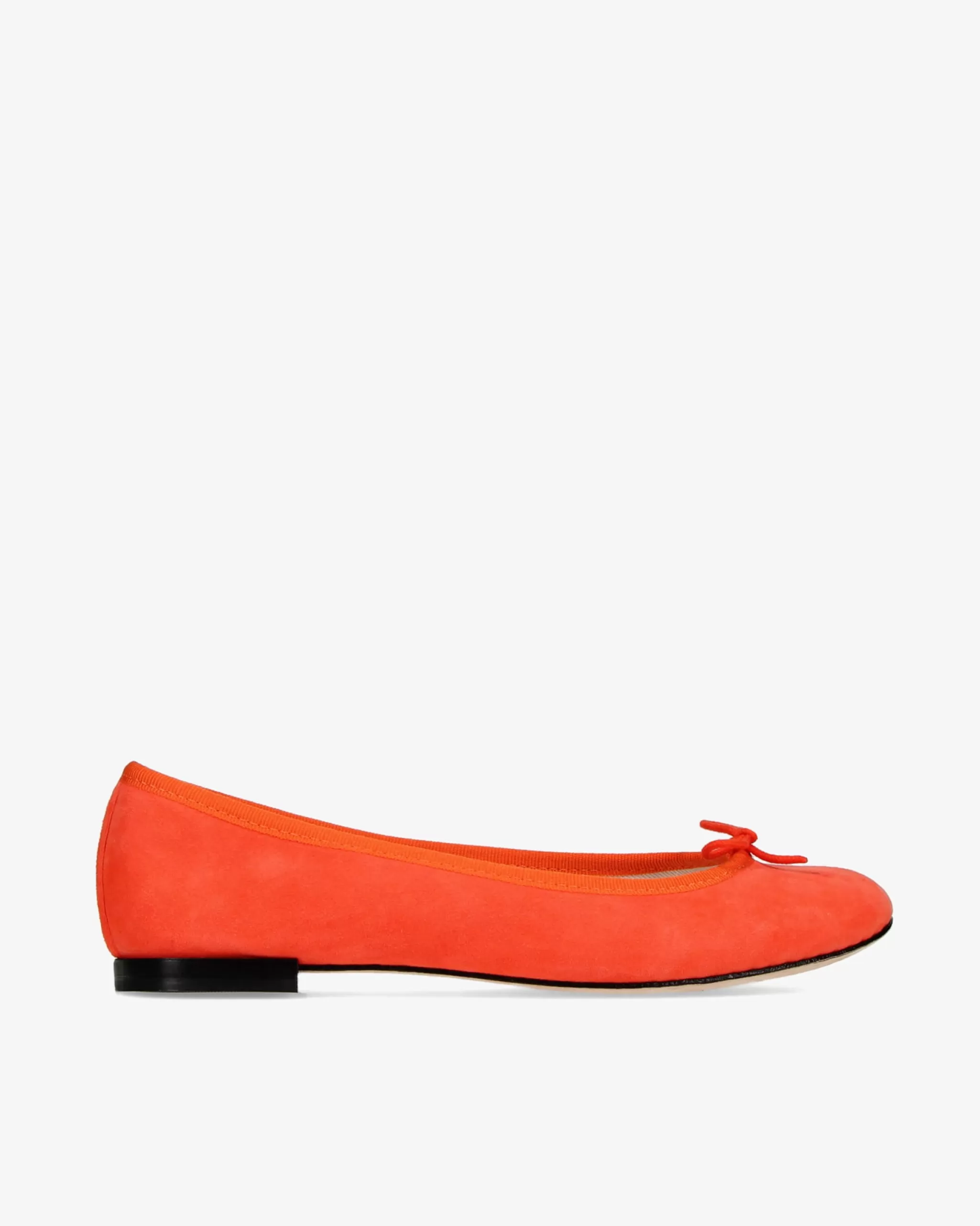 Discount Repetto Ballerines Cendrillon Chèvre Velours Orangeade