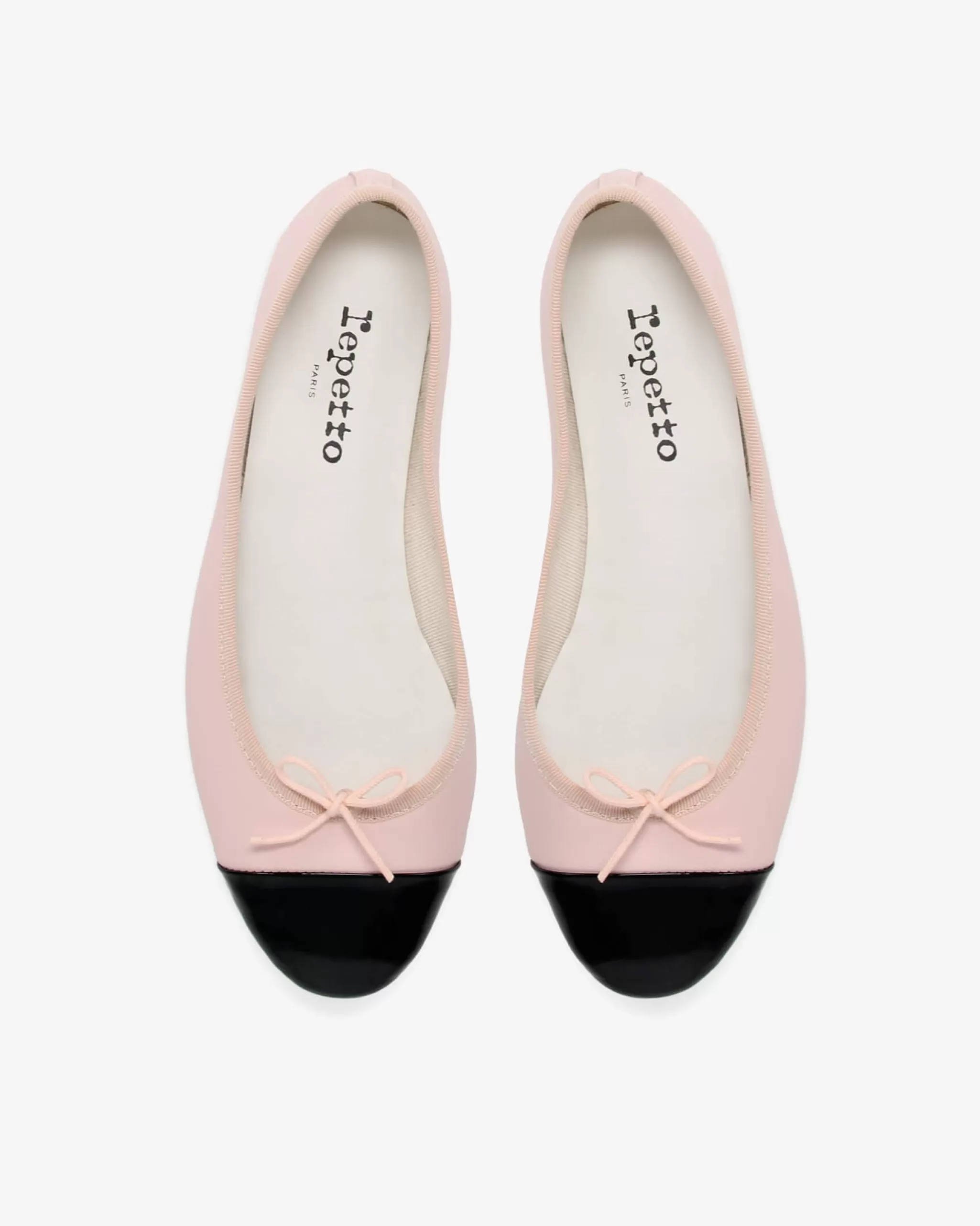 Discount Repetto Ballerines Flora Noir et Rose Icone