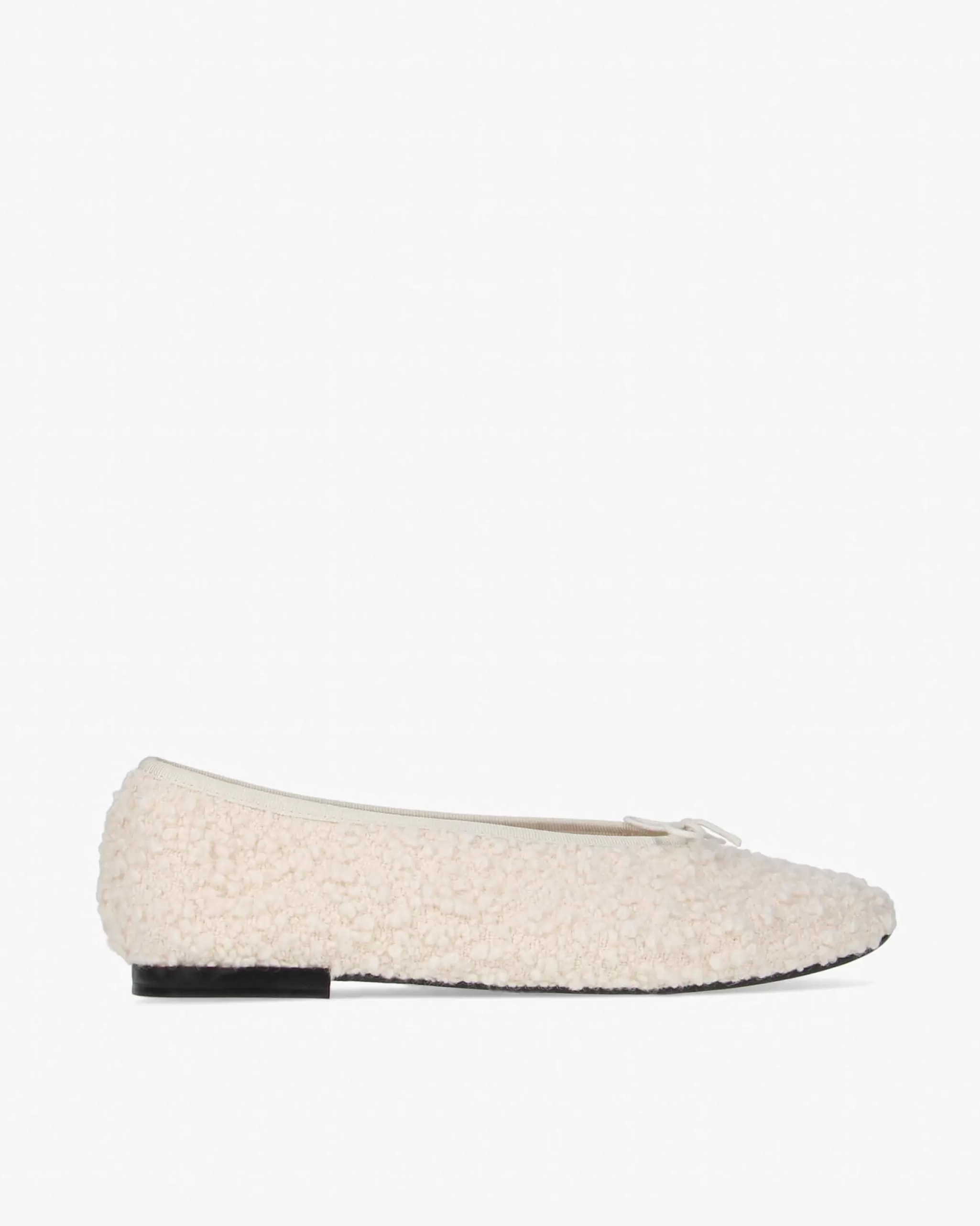 Discount Repetto Ballerines Lilouh - Laine Shearling Blanc coco