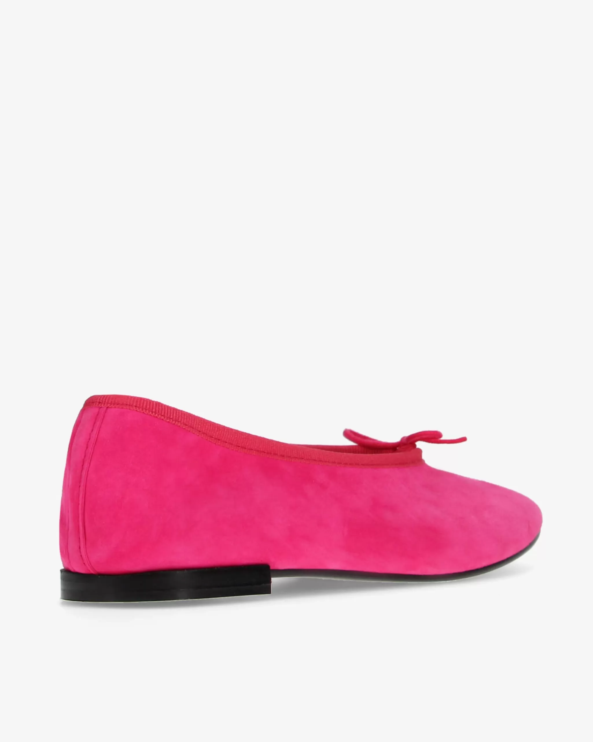 Fashion Repetto Ballerines Lilouh Chèvre Velours Rose framboise