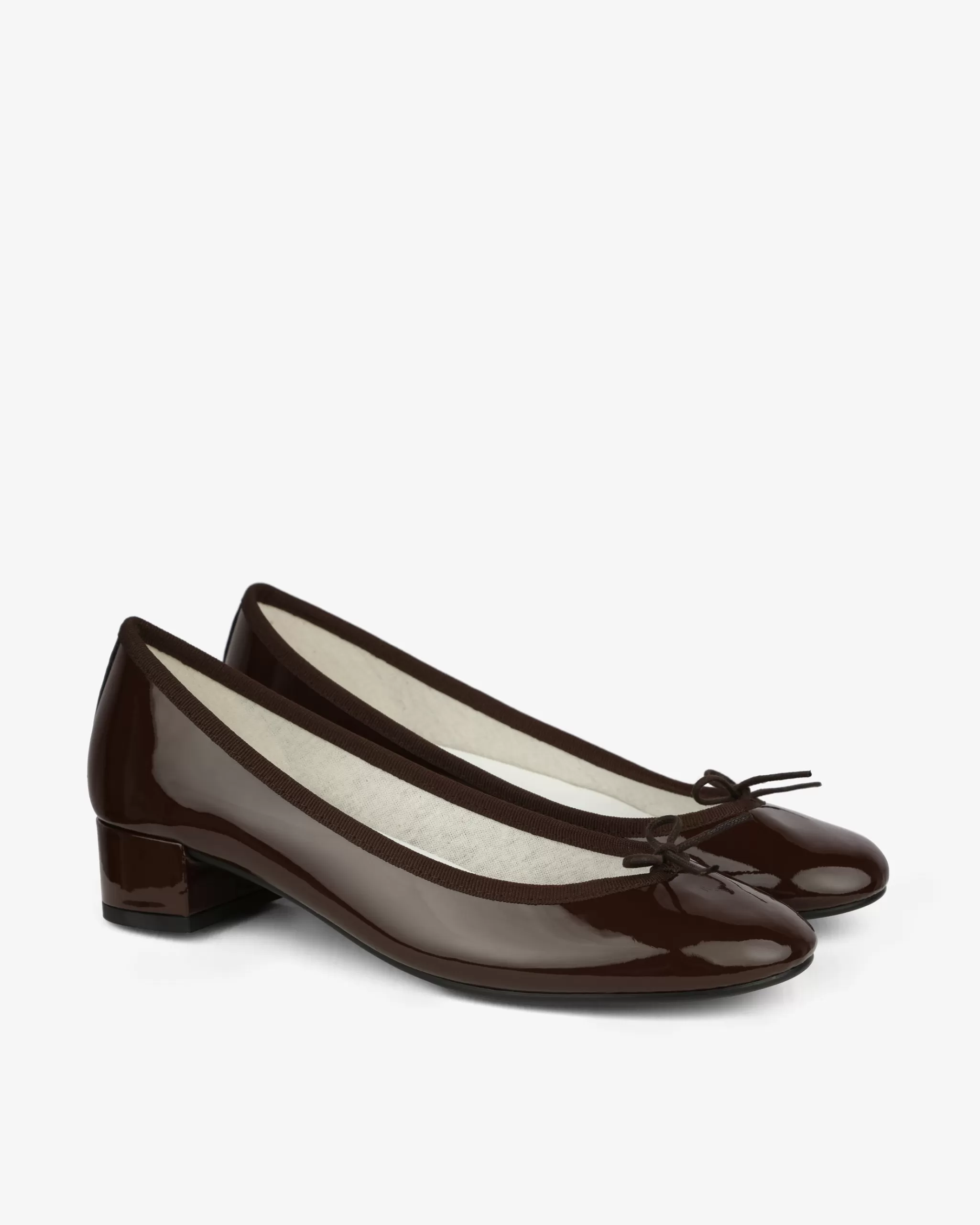 Outlet Repetto Ballerines Semelle Gomme Camille Marron ristretto