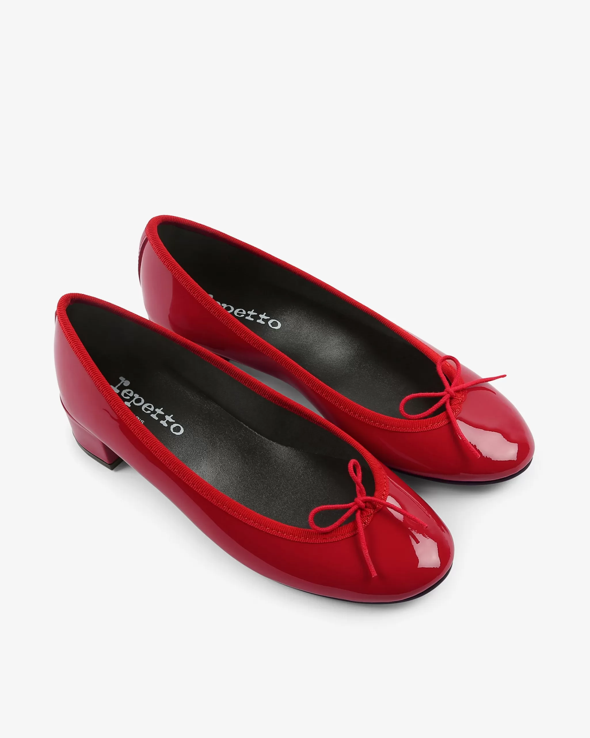 Best Repetto Ballerines Semelle Gomme Camille Rouge flamme