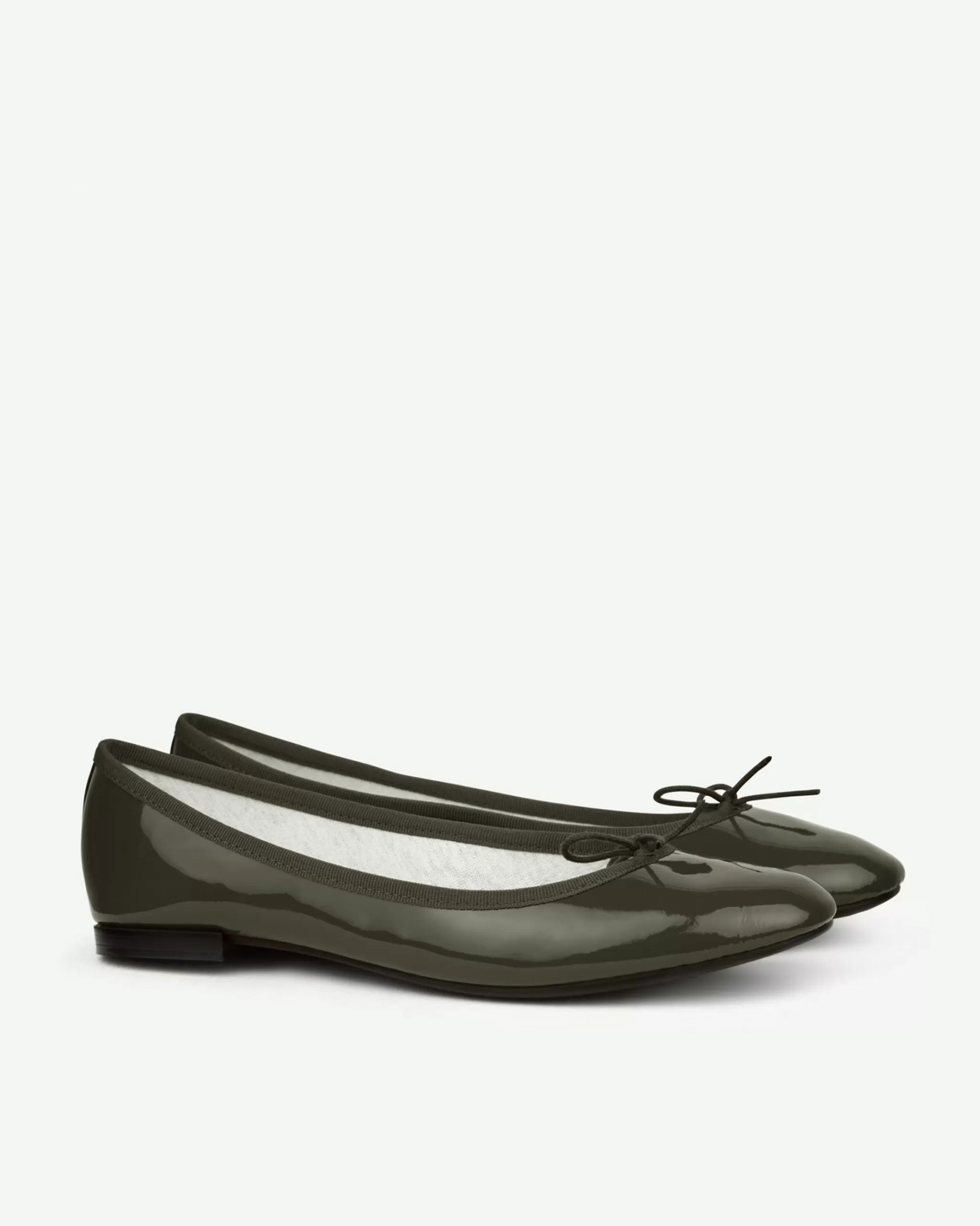 Clearance Repetto Ballerines Semelle Gomme Cendrillon Vert Goa