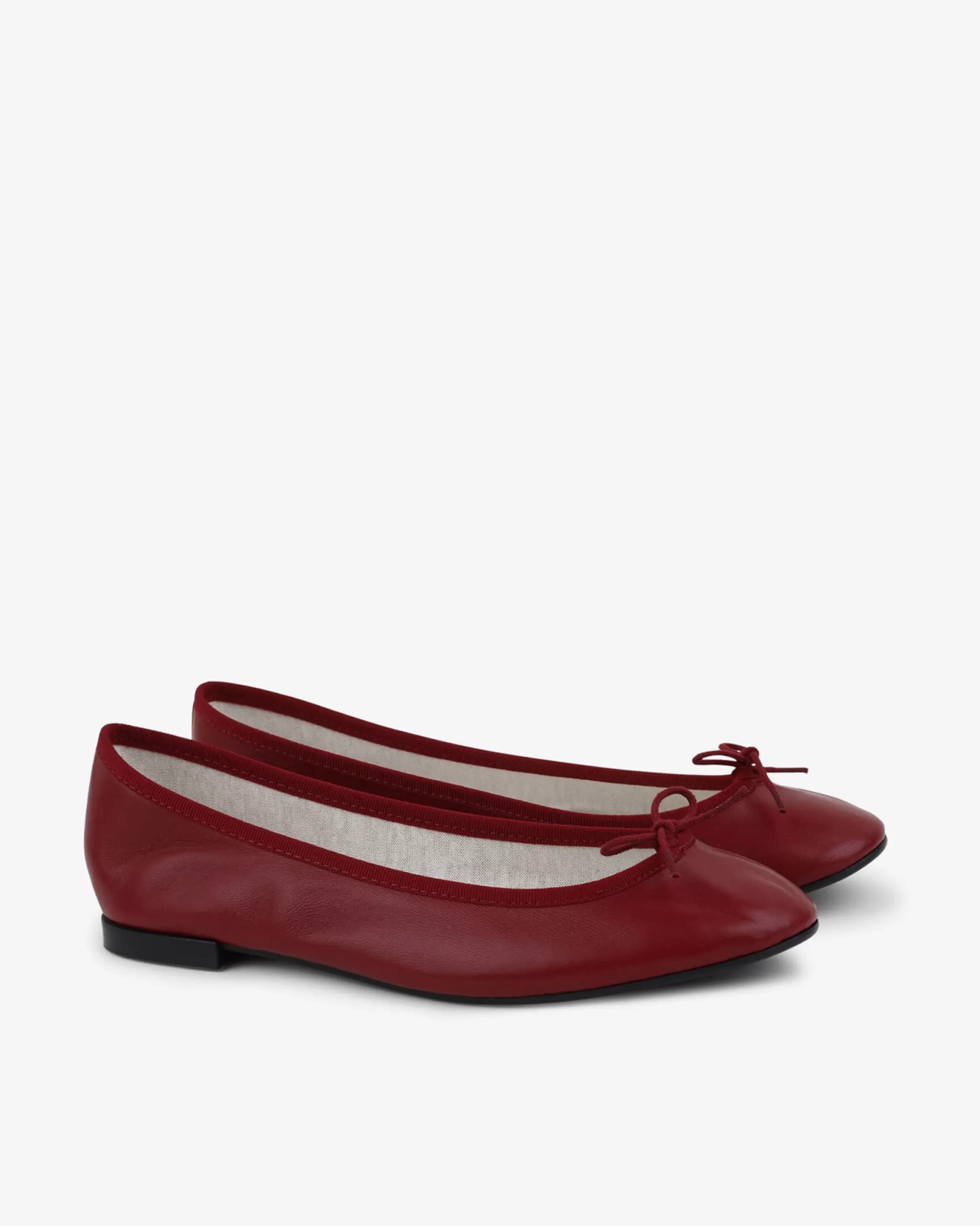 Discount Repetto Ballerines Semelle Gomme Cendrillon Rouge profond