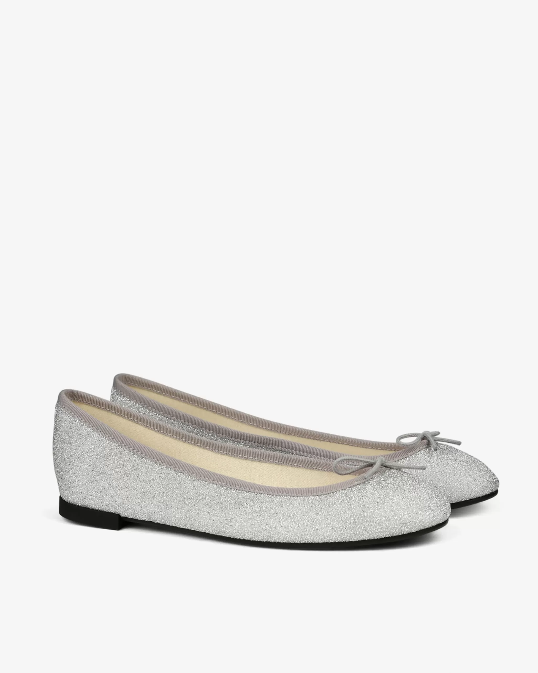 Discount Repetto Ballerines Semelle Gomme Cendrillon - Brillant Argent