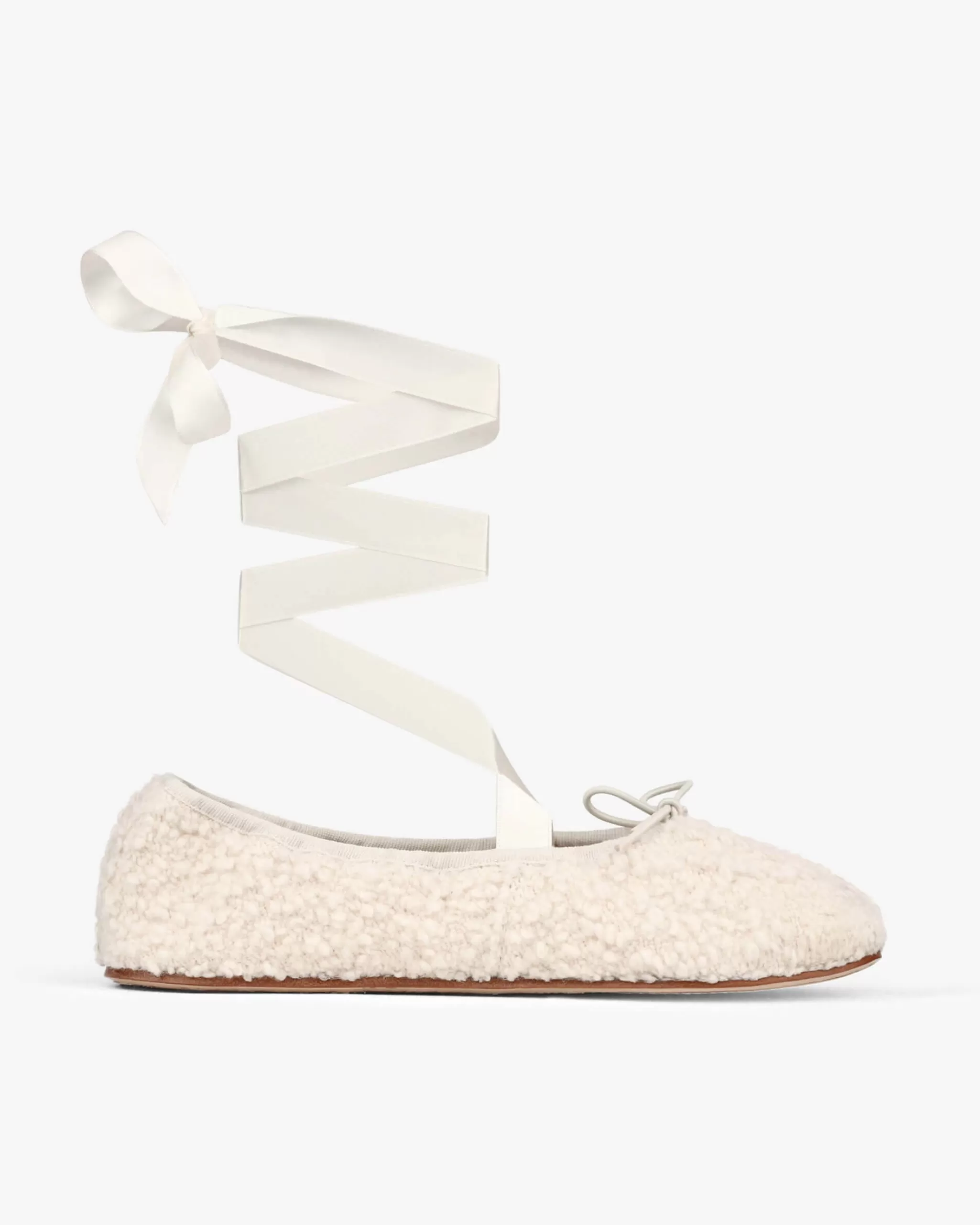 Flash Sale Repetto Ballerines Sophia - Laine Shearling Blanc coco