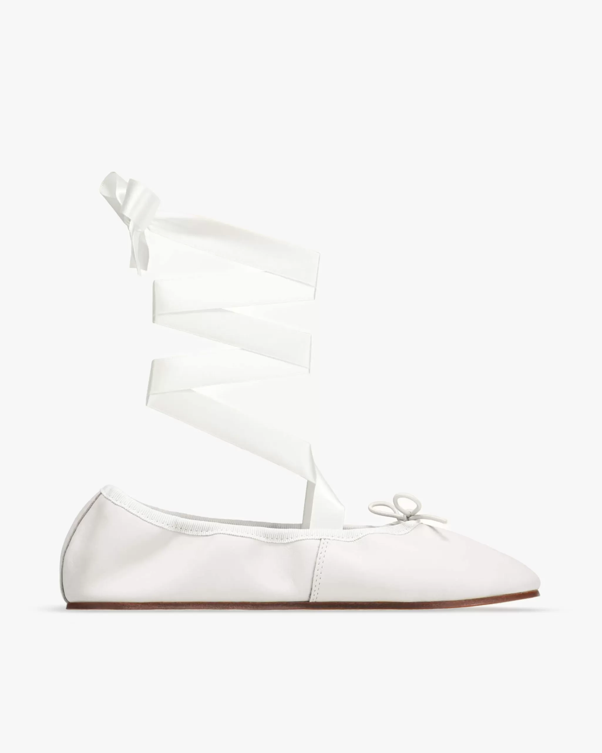 Outlet Repetto Ballerines Sophia - Satin Blanc coco