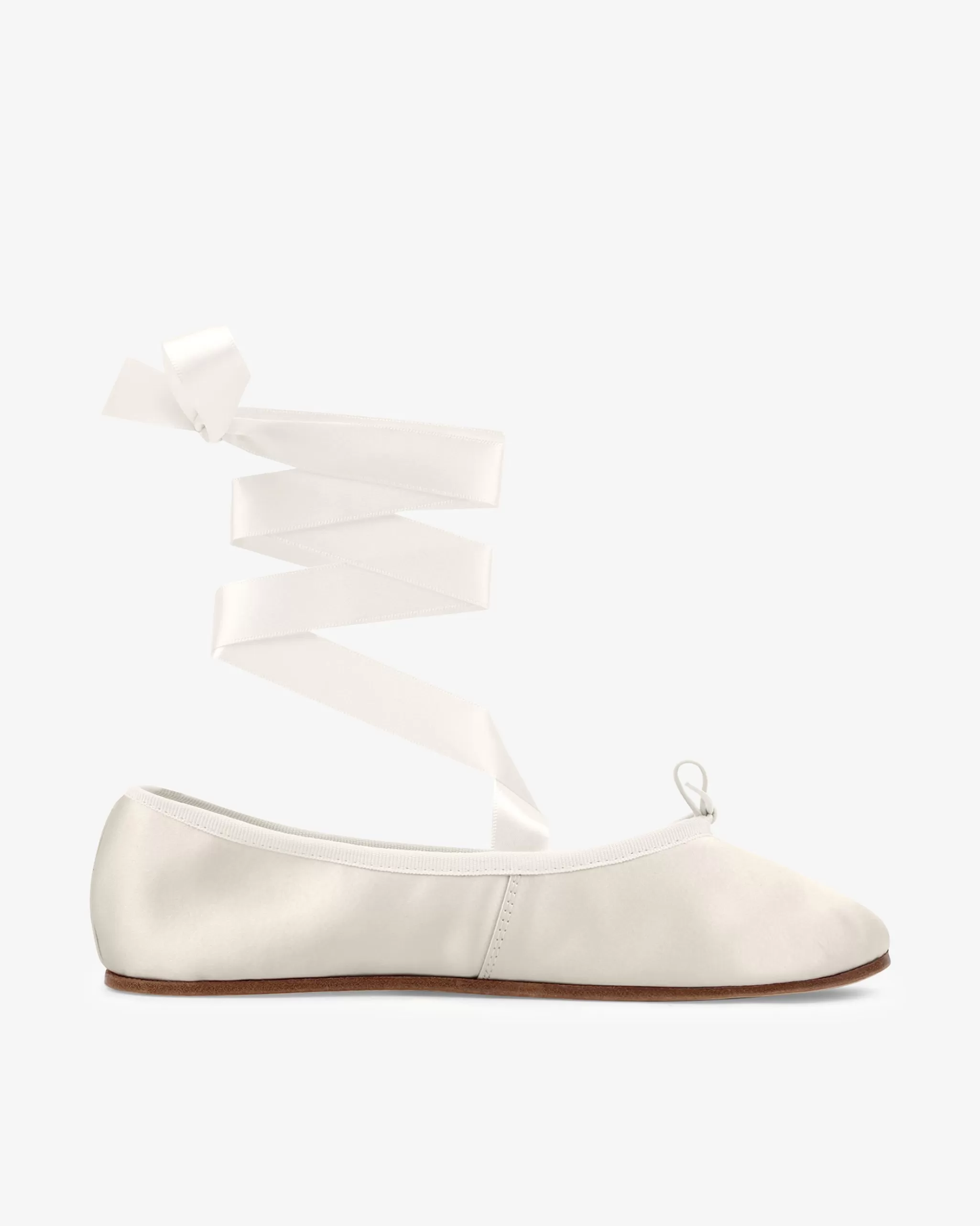 Online Repetto Ballerines Sophia - Satin Blanc ivoire