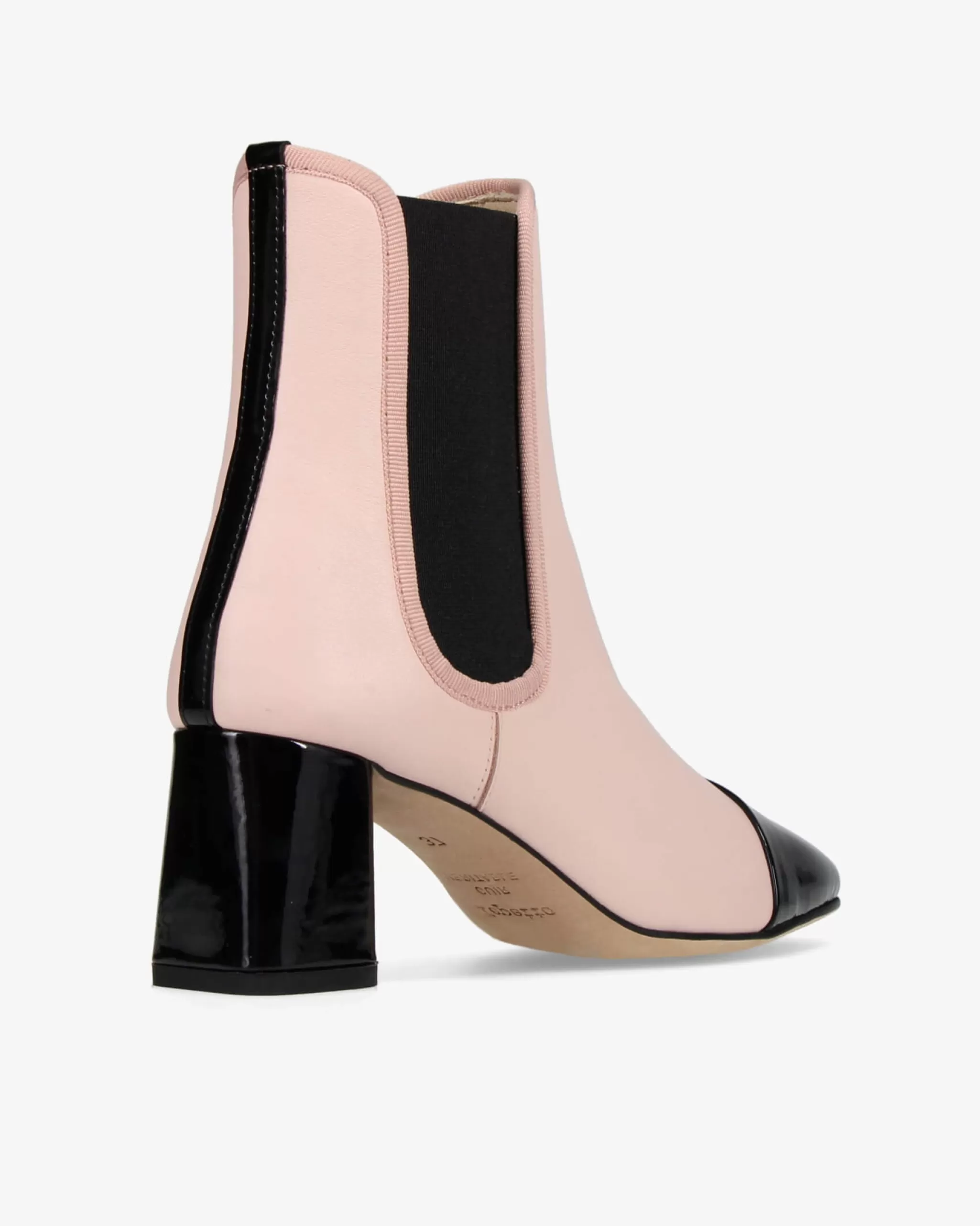 Outlet Repetto Bottines Melissa Noir et Rose Icone