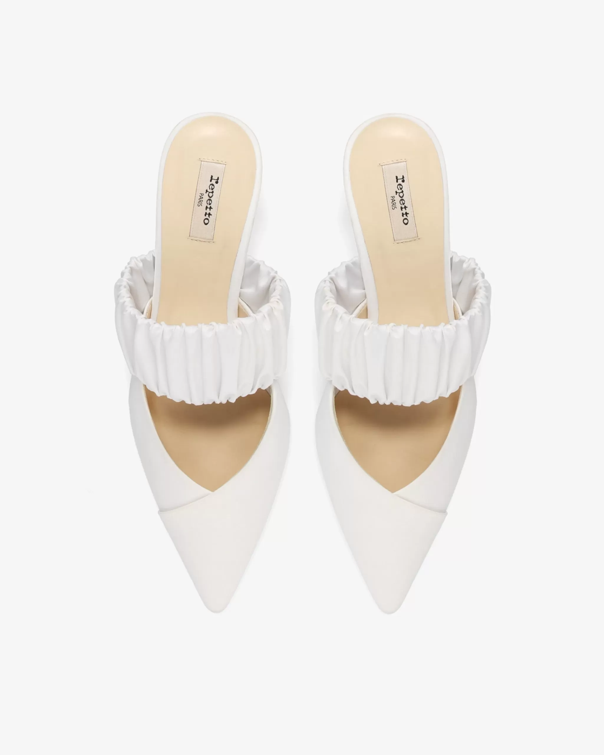 Clearance Repetto Escarpins Jewel - SATIN Blanc coco