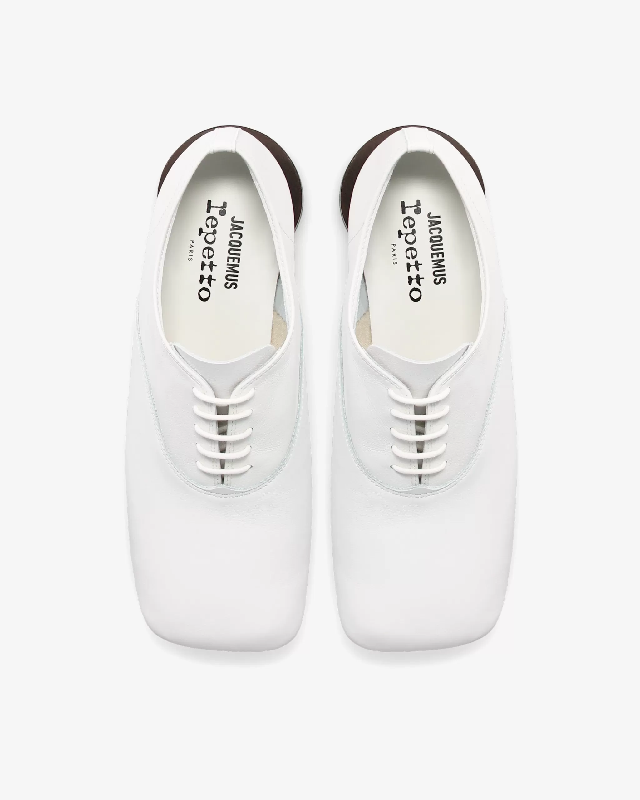 Outlet Repetto Les Zizi Jacquemus - Richelieus Femme Blanc