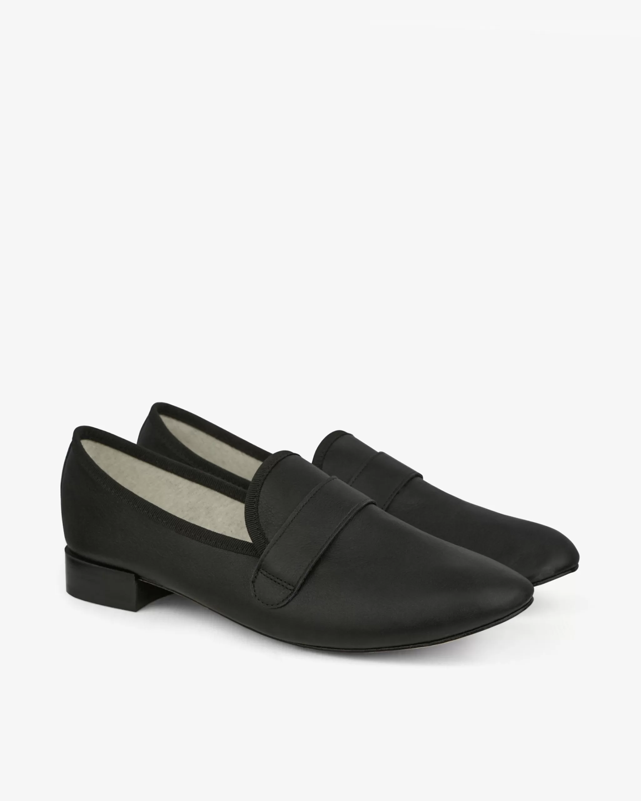 Shop Repetto Mocassins Michael Noir