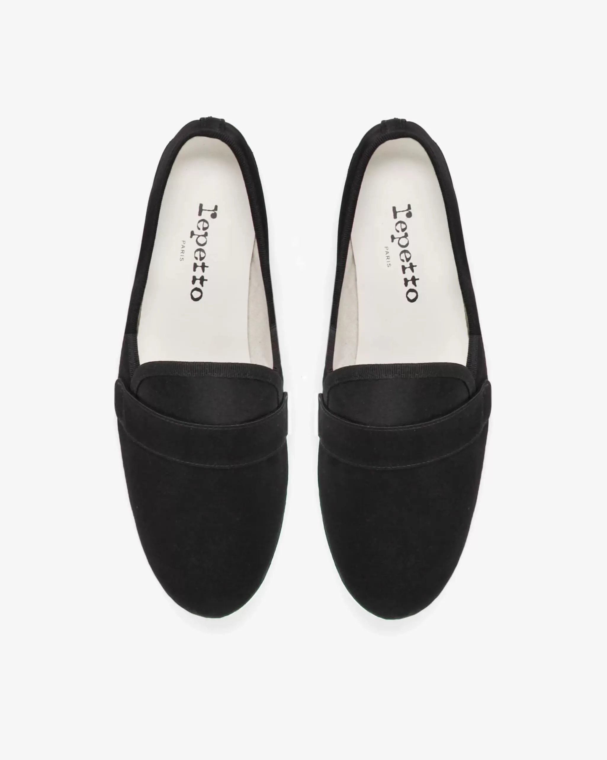 Best Sale Repetto Mocassins Michael - Satin Noir