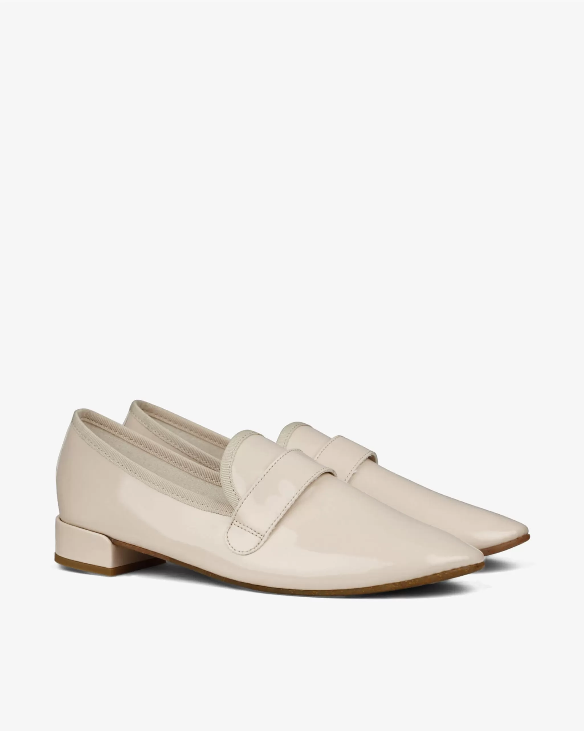 New Repetto Mocassins Semelle Gomme Michael Beige Swan