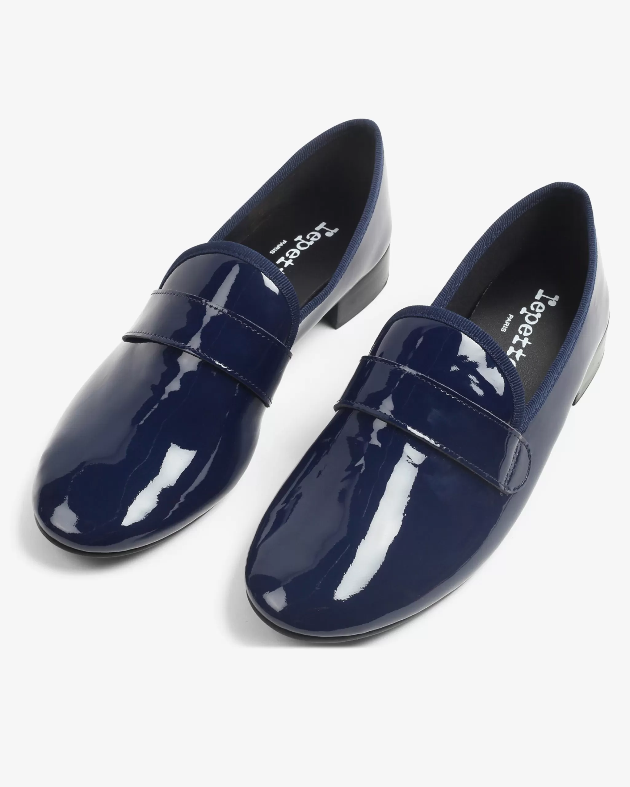 Online Repetto Mocassins Semelle Gomme Michael Bleu classique