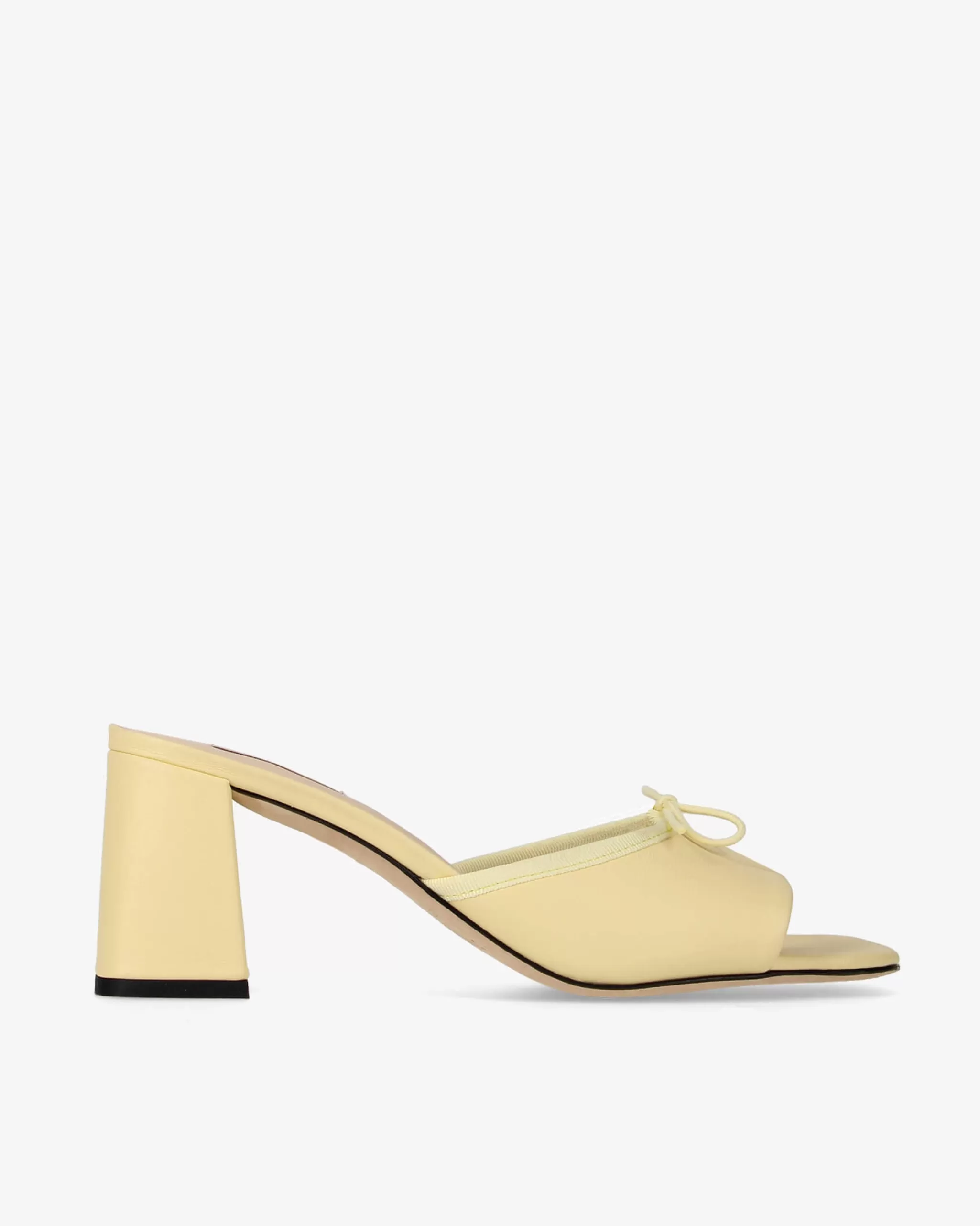 Cheap Repetto Mules à Talon Jordana Jaune limoncello