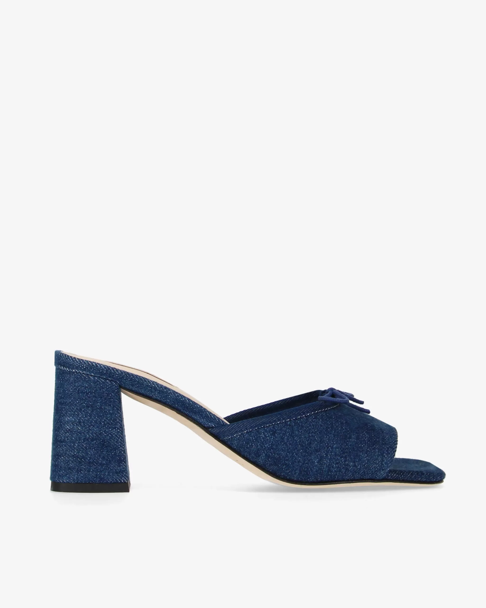 Clearance Repetto Mules à Talon Jordana Bleu classique