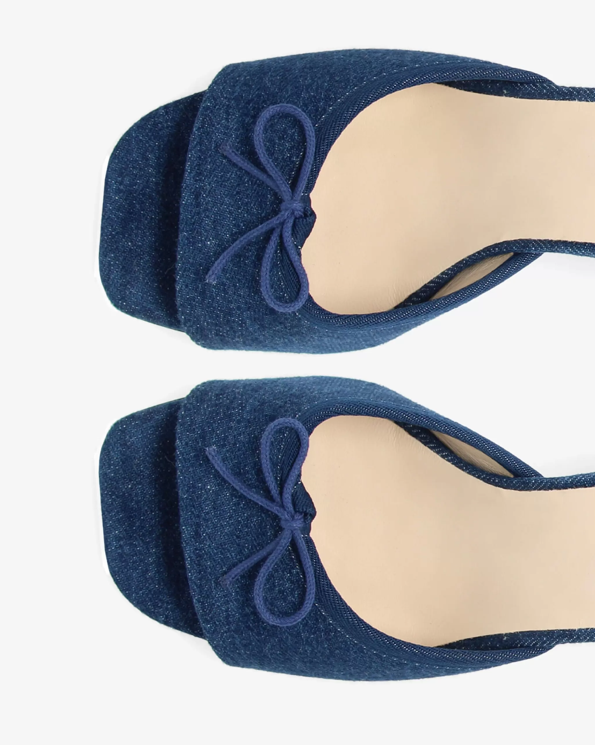 Clearance Repetto Mules à Talon Jordana Bleu classique