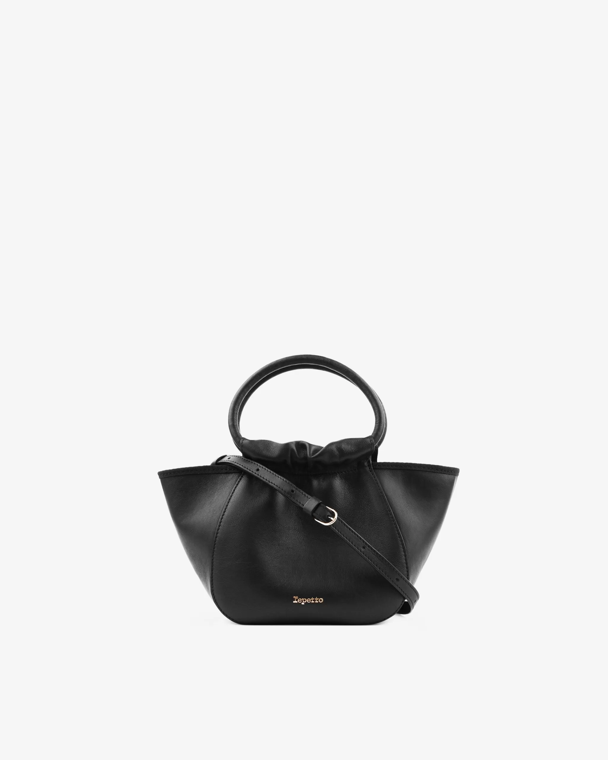 Shop Repetto Petit Cabas Alicia Noir