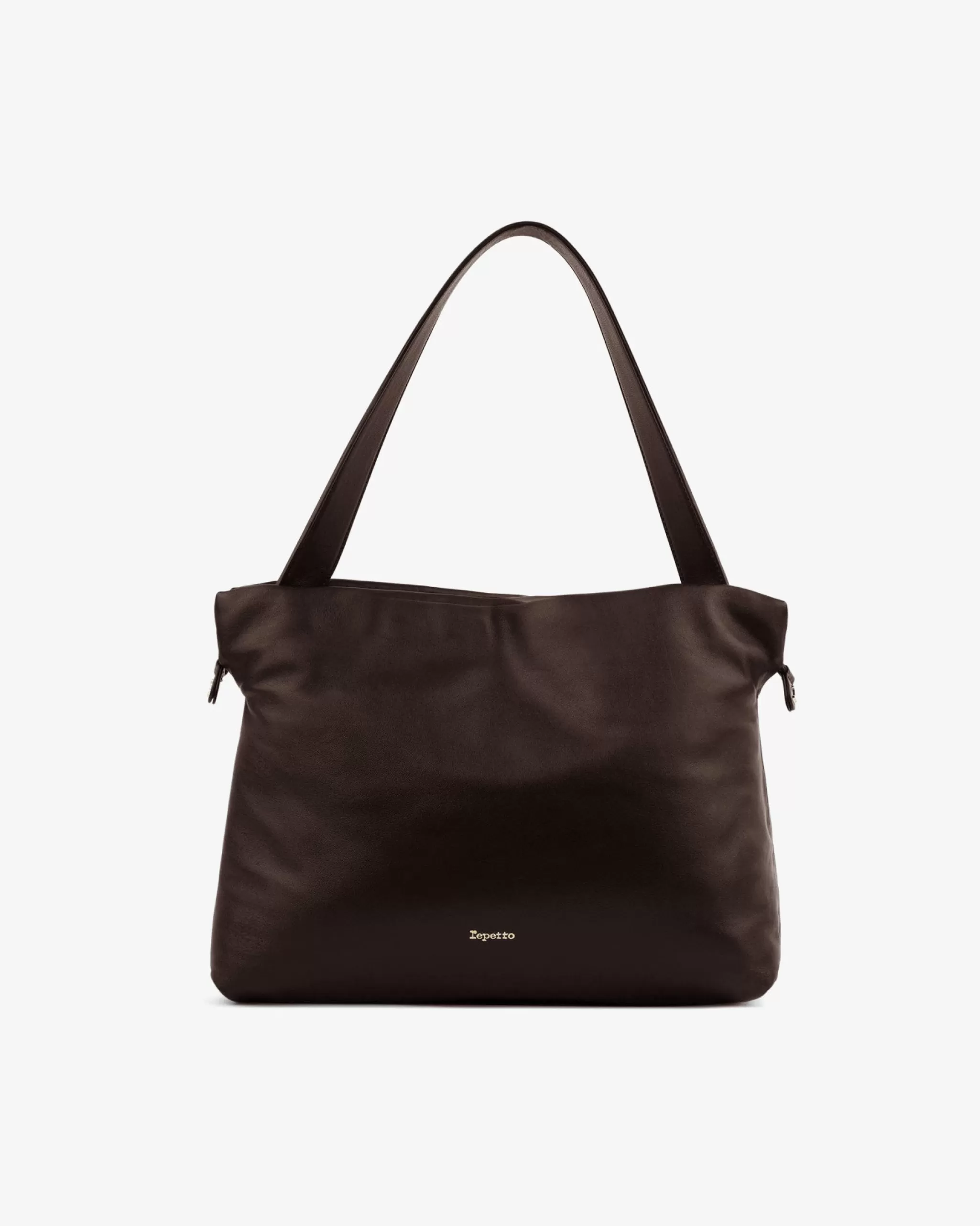 New Repetto Sac Plume Marron ristretto