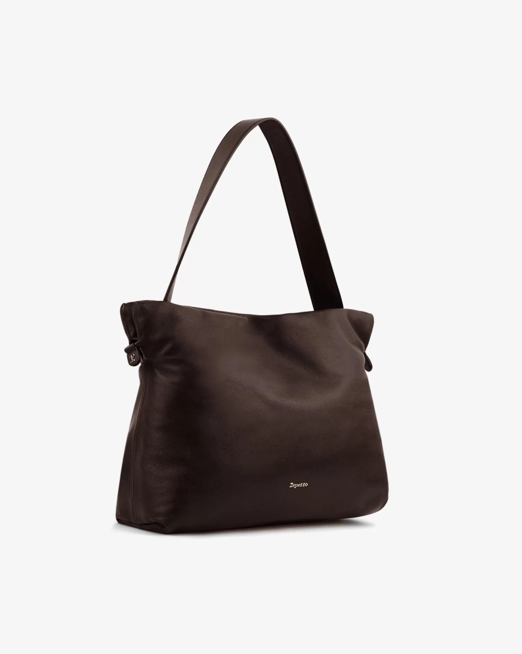 New Repetto Sac Plume Marron ristretto