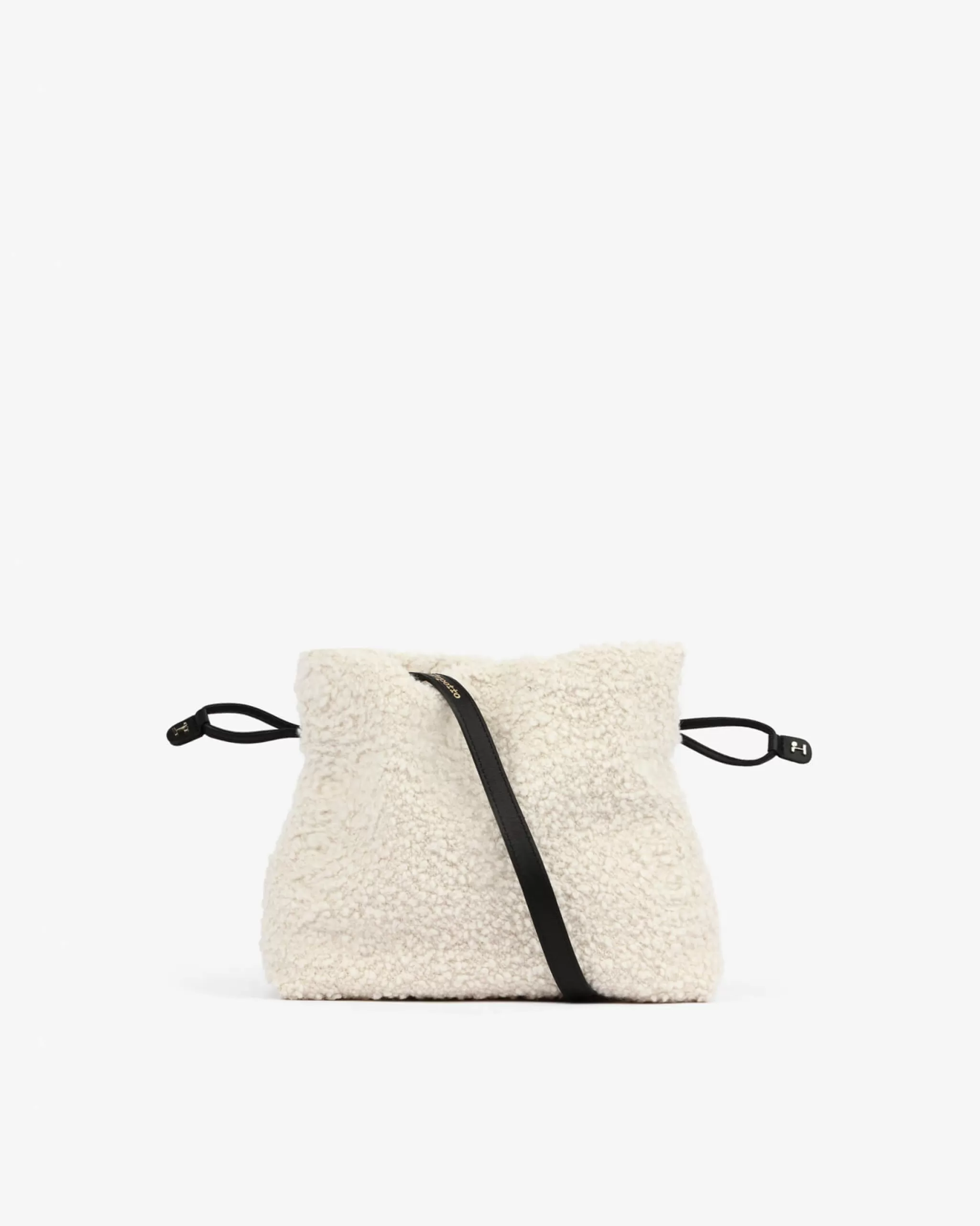 Shop Repetto Sac Poids Plume - Laine Shearling Blanc coco