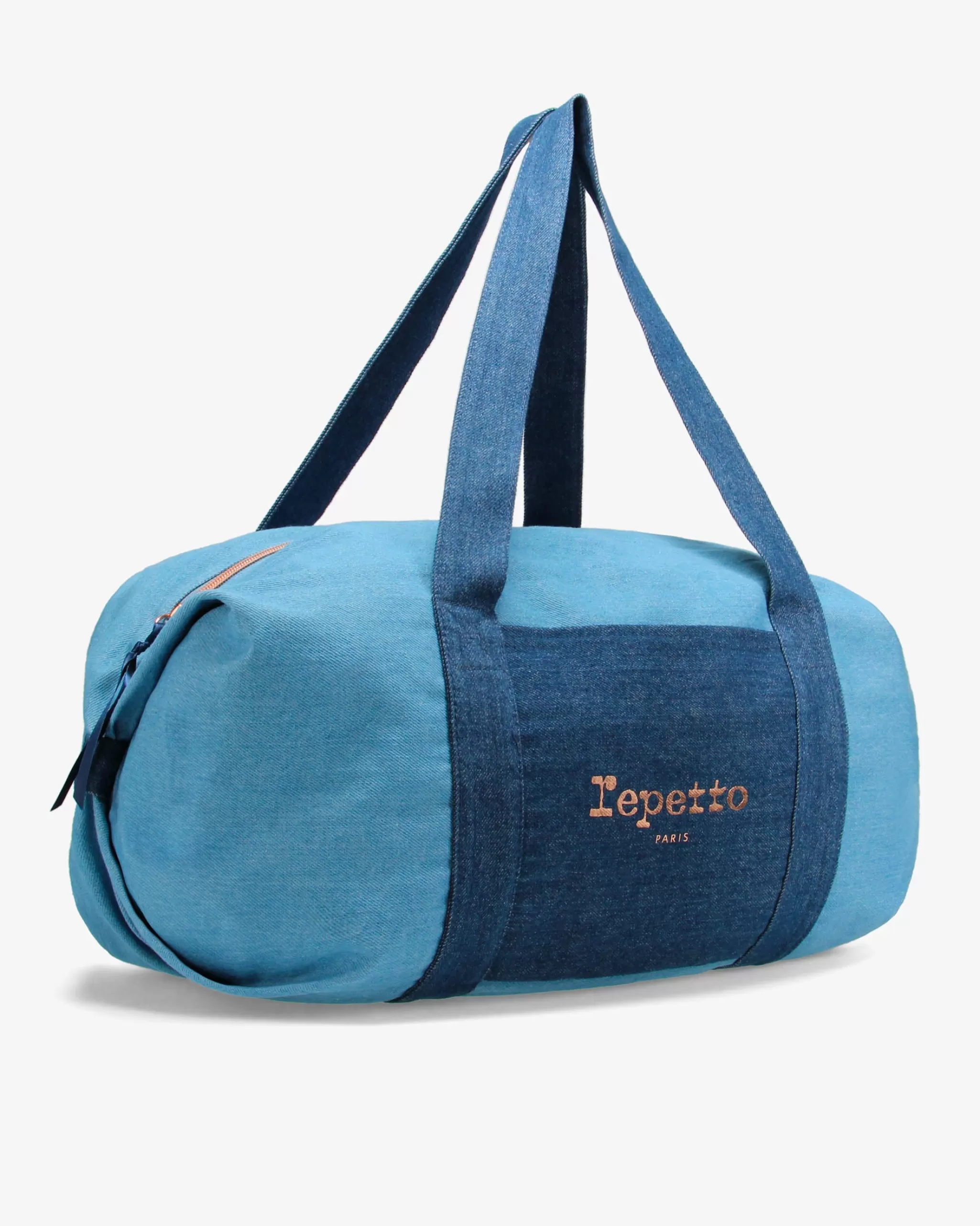 Flash Sale Repetto Sac Polochon En Coton Taille L Bleu jean