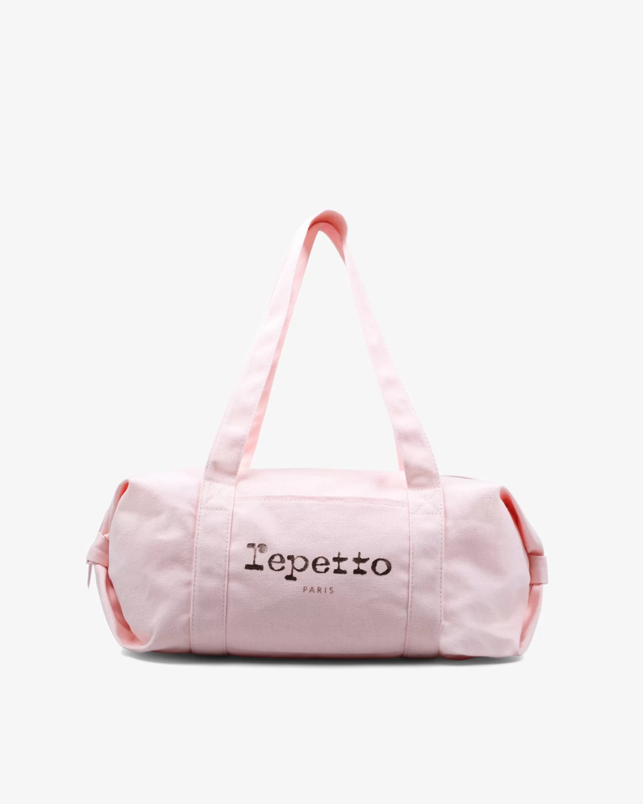 Shop Repetto Sac Polochon En Coton Taille M Rose pâle