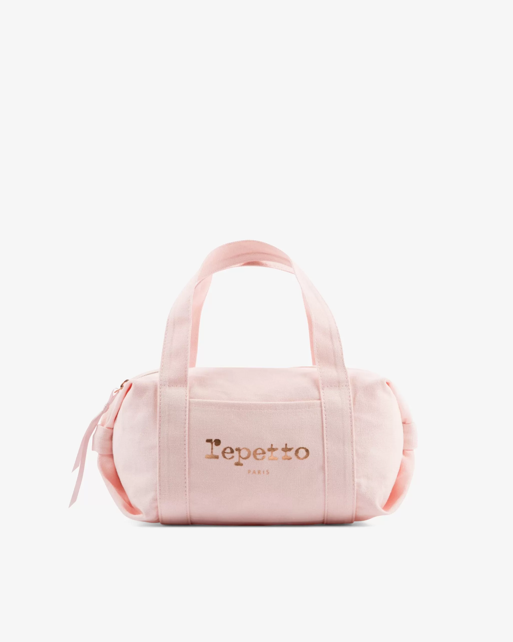 Hot Repetto Sac Polochon En Coton Taille S Rose pâle