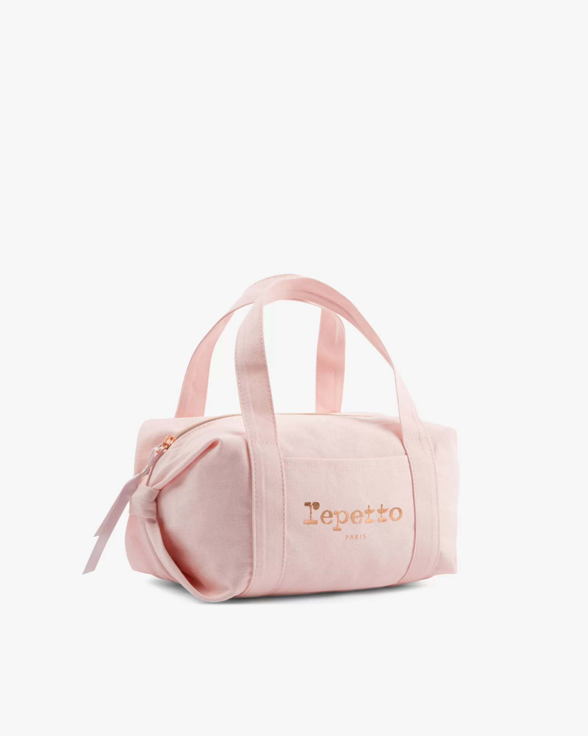 Hot Repetto Sac Polochon En Coton Taille S Rose pâle