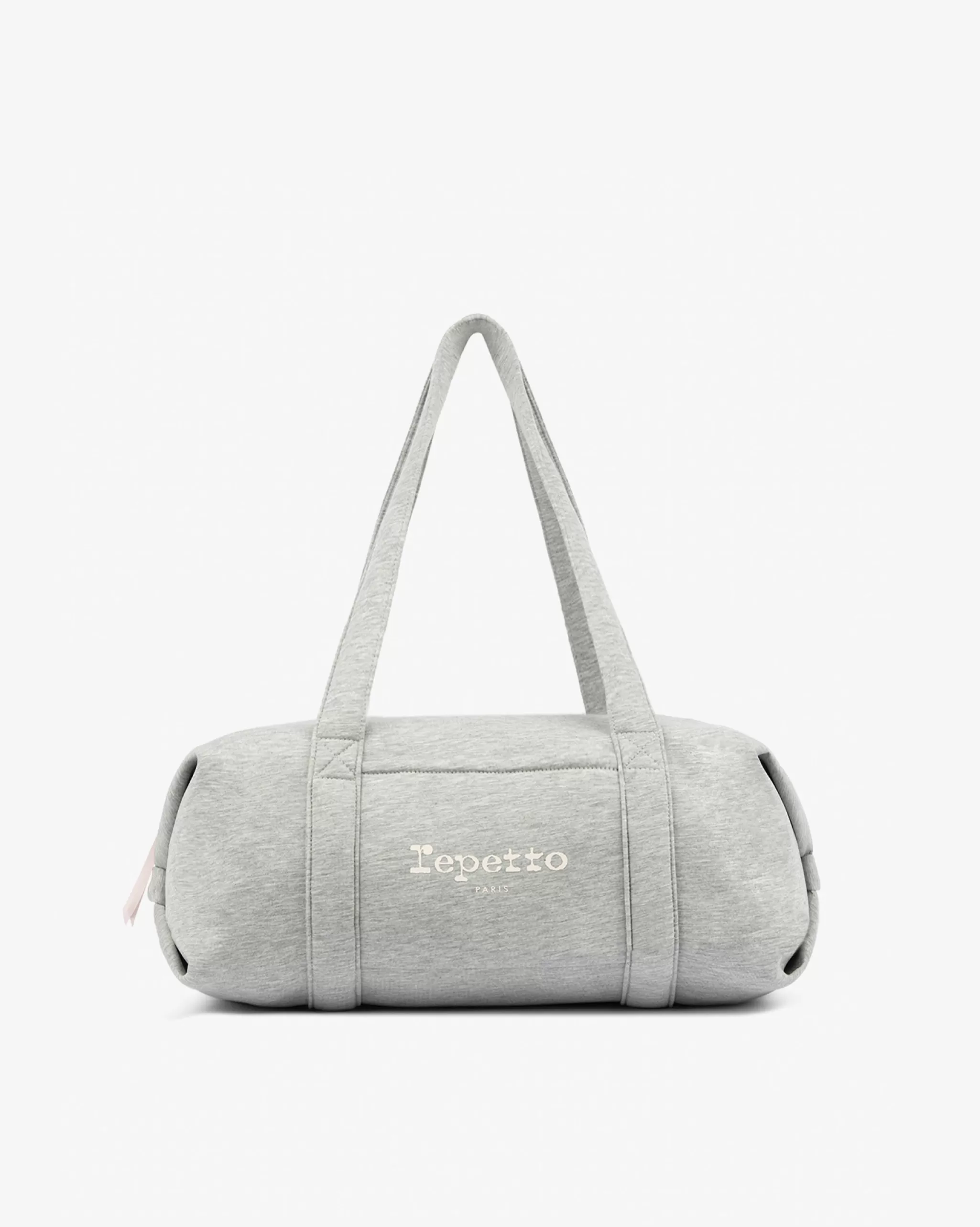 Clearance Repetto Sac Polochon En Jersey Taille M Gris chiné clair