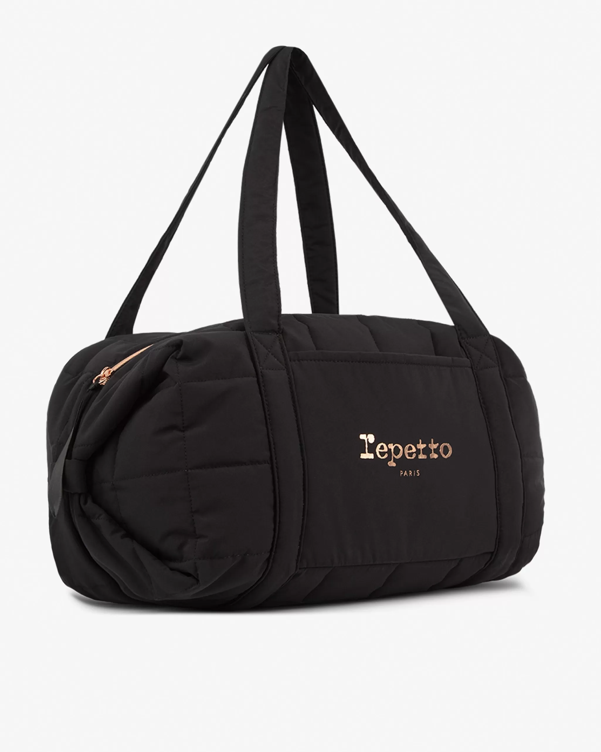 Online Repetto Sac Polochon En Nylon Rembourré Taille L Noir