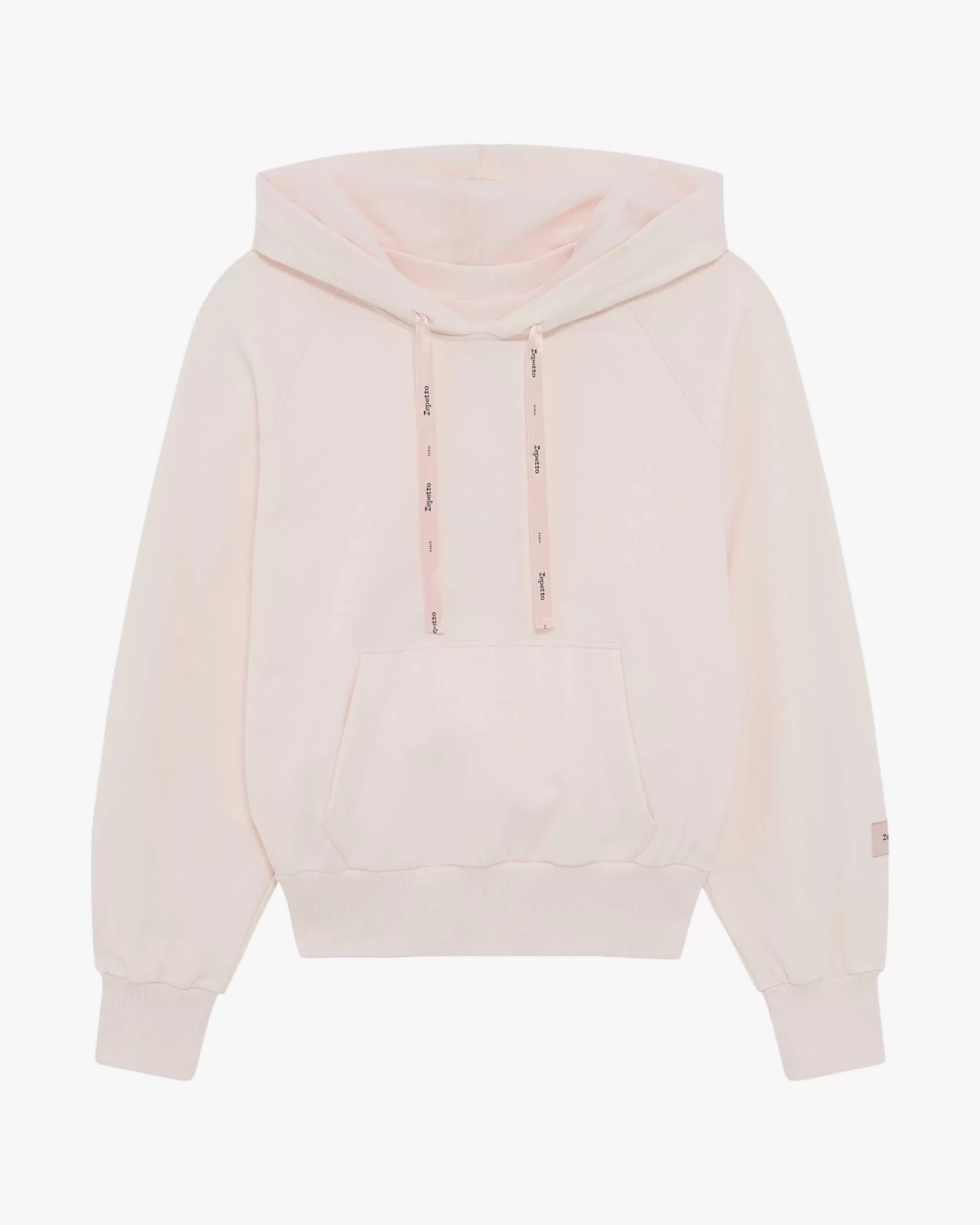 Store Repetto Sweatshirt Capuche En Tulle Rose craie