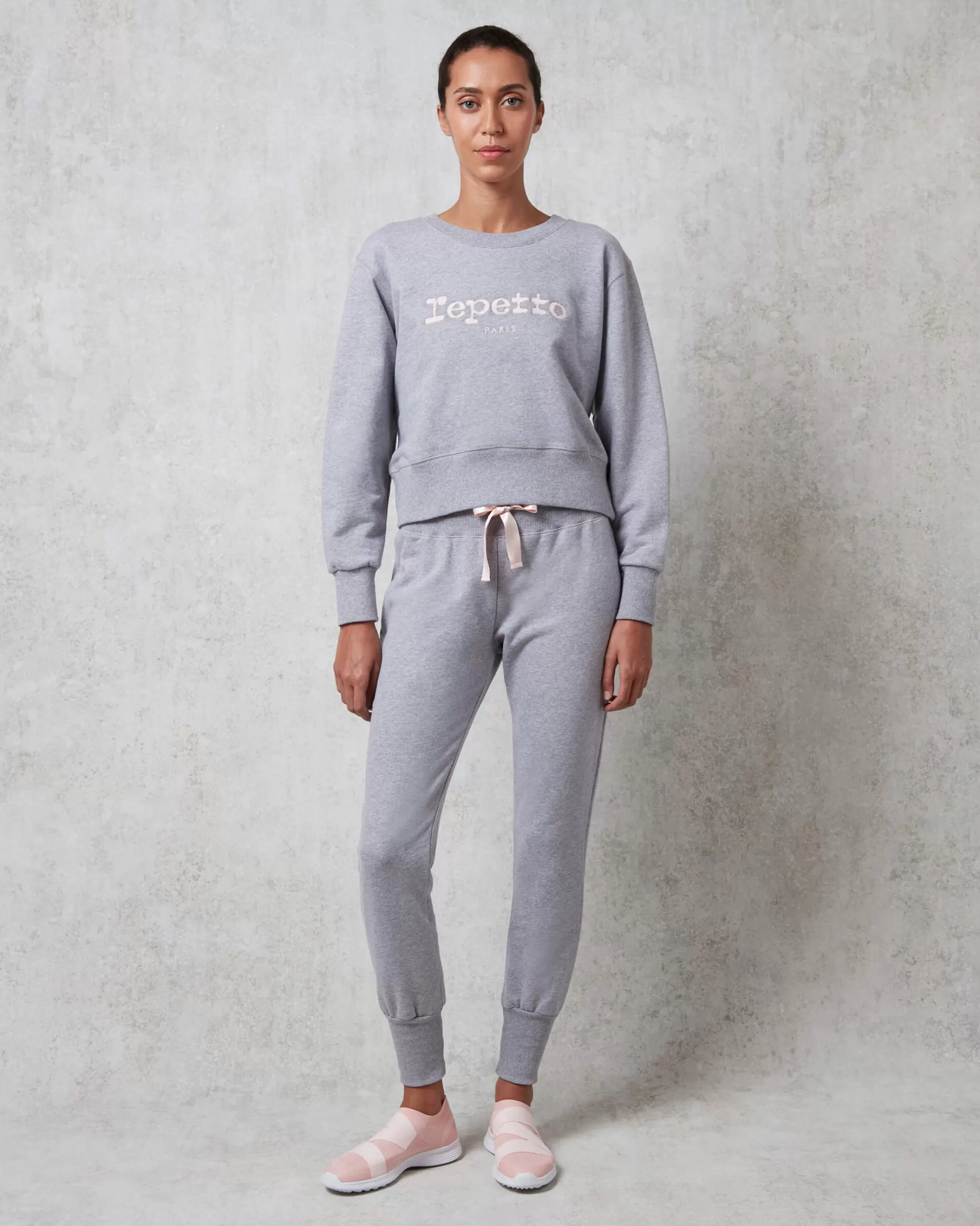 Cheap Repetto Sweatshirt Gris chiné clair