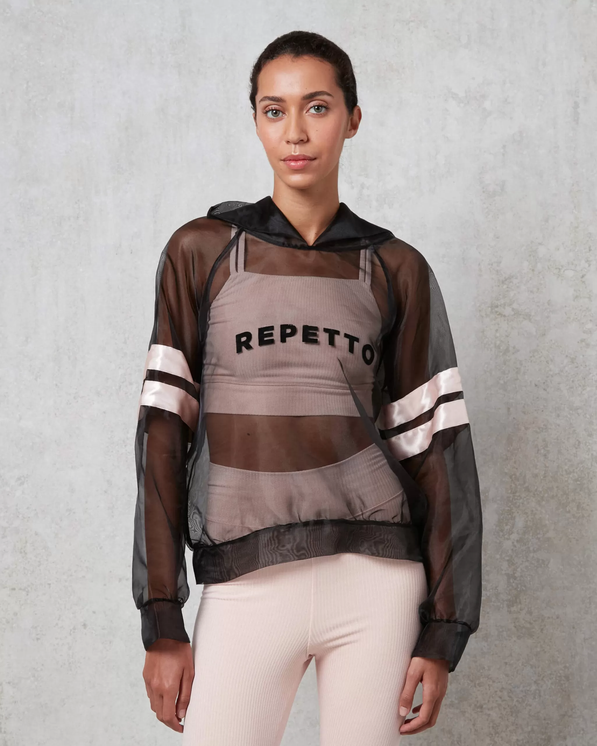 Cheap Repetto Sweatshirt Transparent Noir