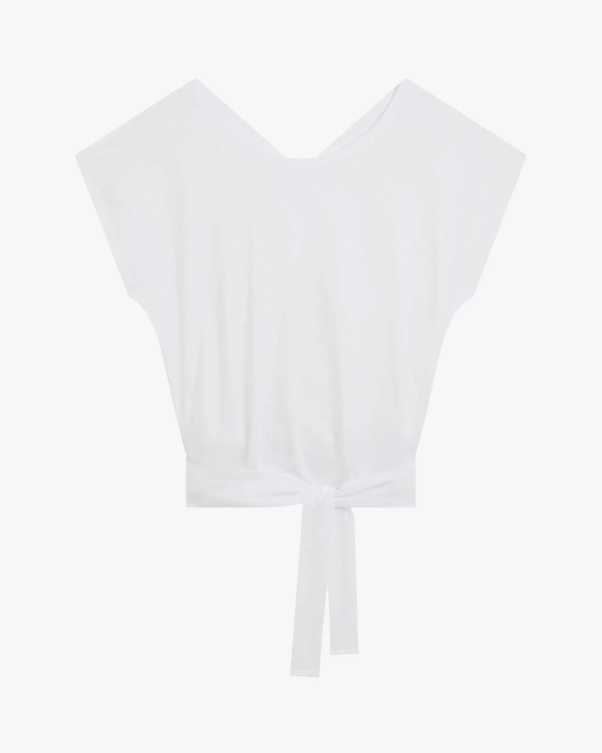 Online Repetto T-shirt à Nouer Blanc