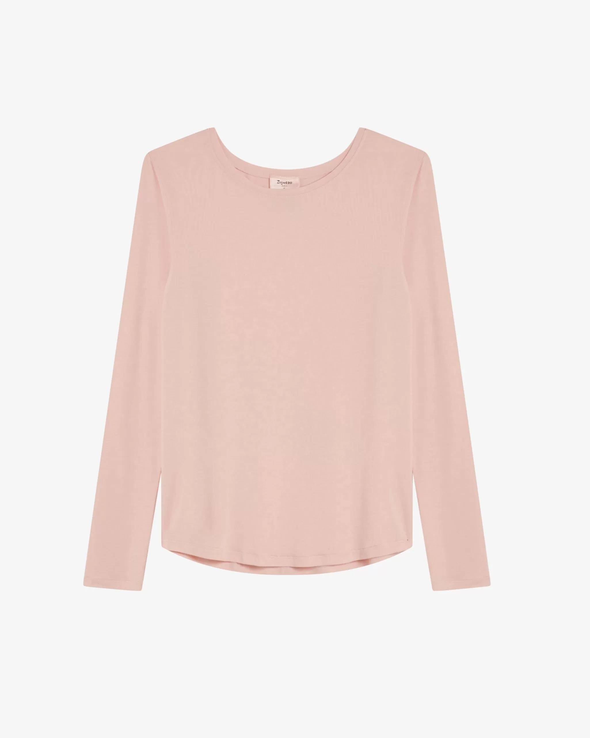 Clearance Repetto T-shirt Manches Longues Rose pétale