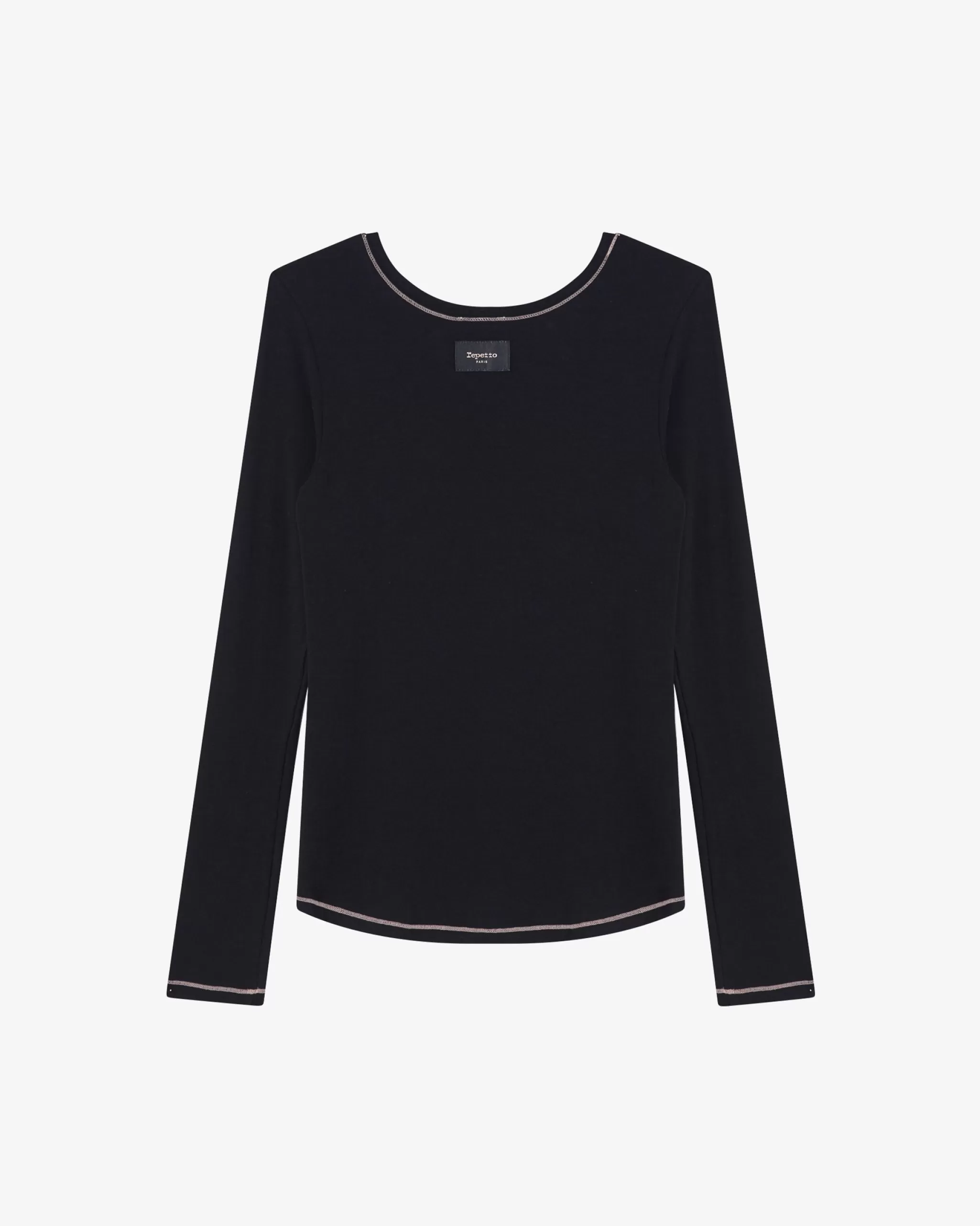 Cheap Repetto T-shirt Manches Longues Noir