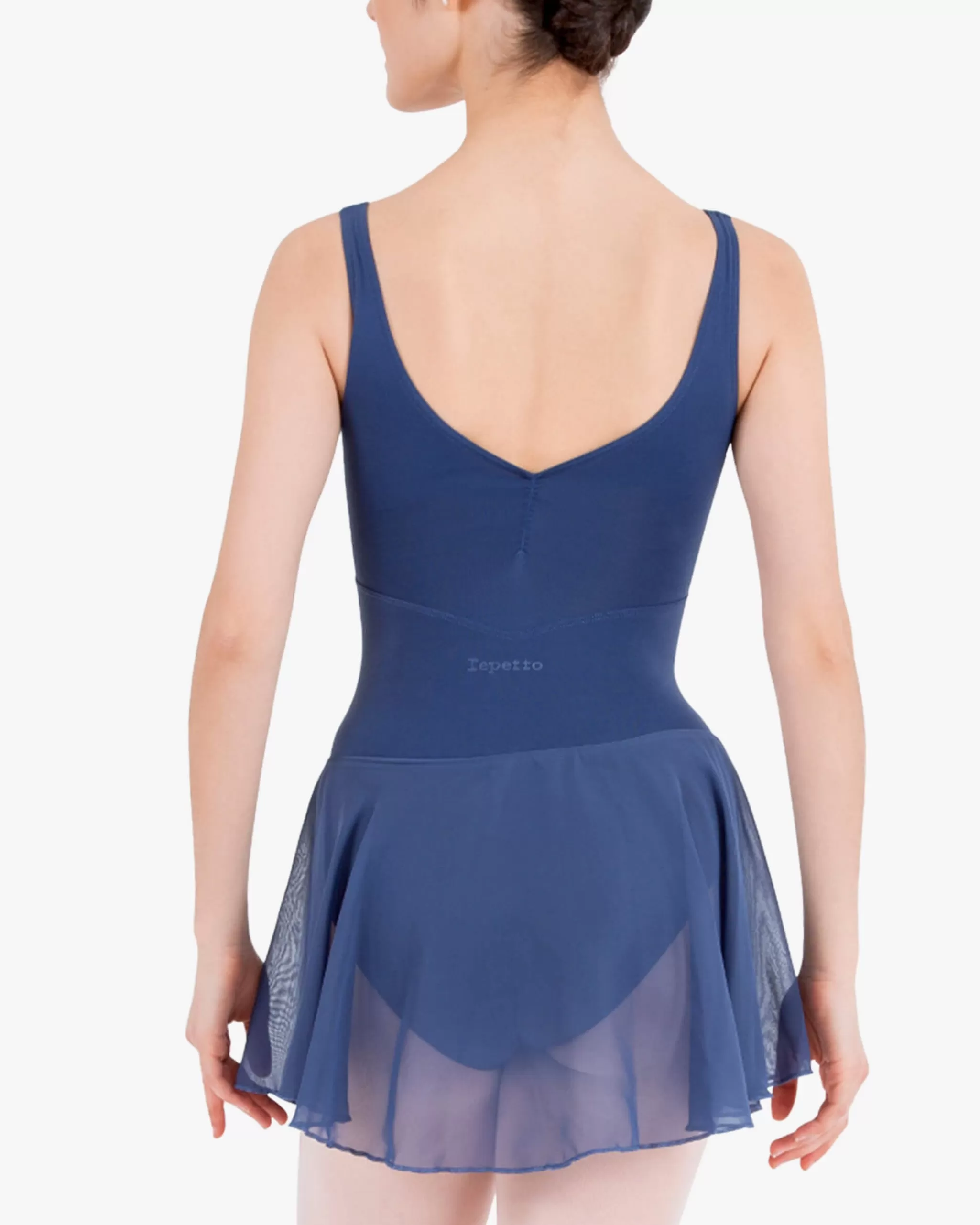 Fashion Repetto Tunique Fines Bretelles Bleu Nocturne